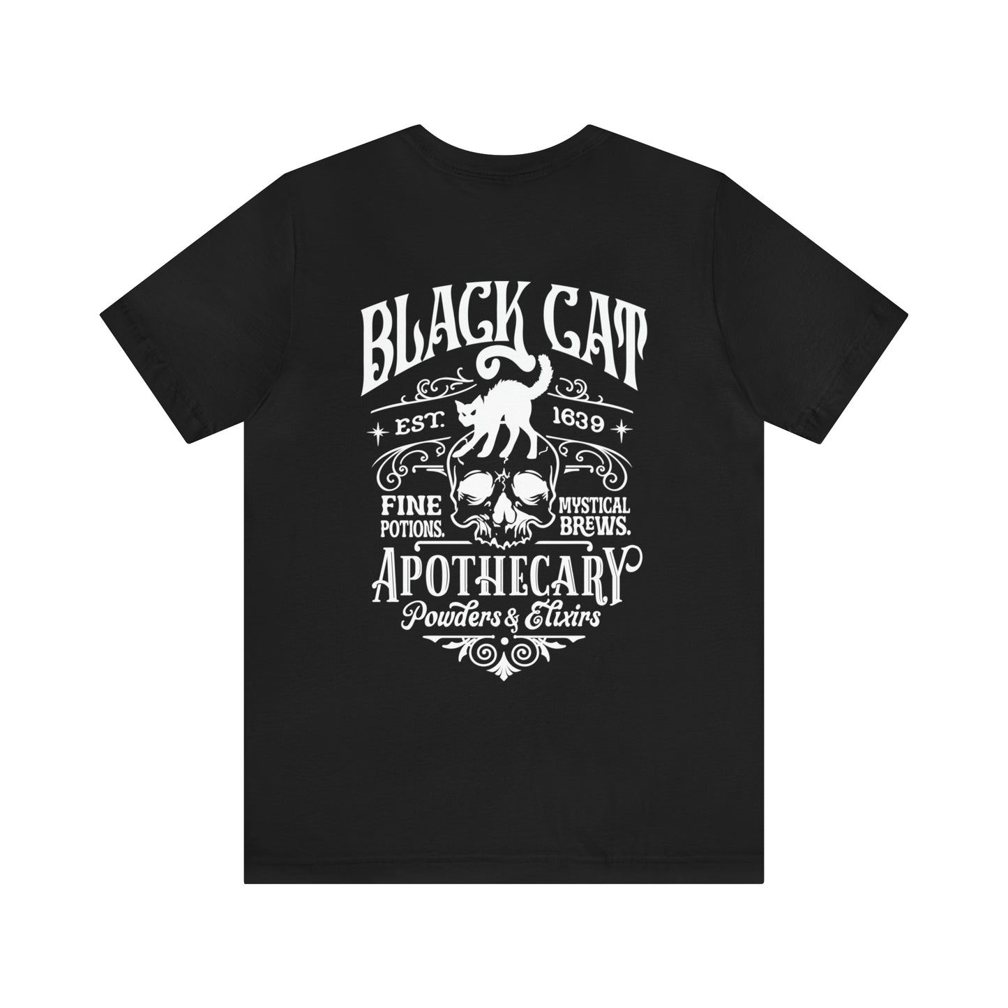 Black Cat Apothecary w/ Skull