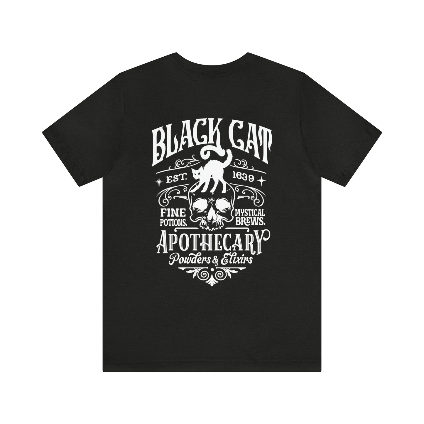 Black Cat Apothecary w/ Skull