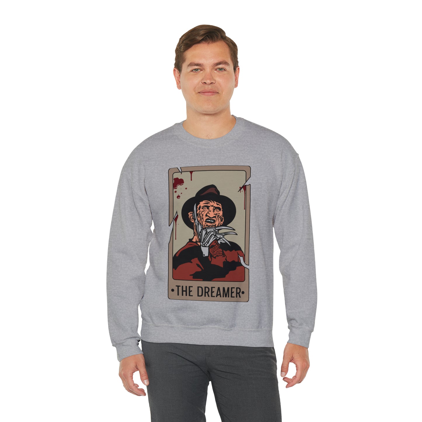 The Dreamer Tarot Card Unisex Heavy Blend™ Crewneck Sweatshirt