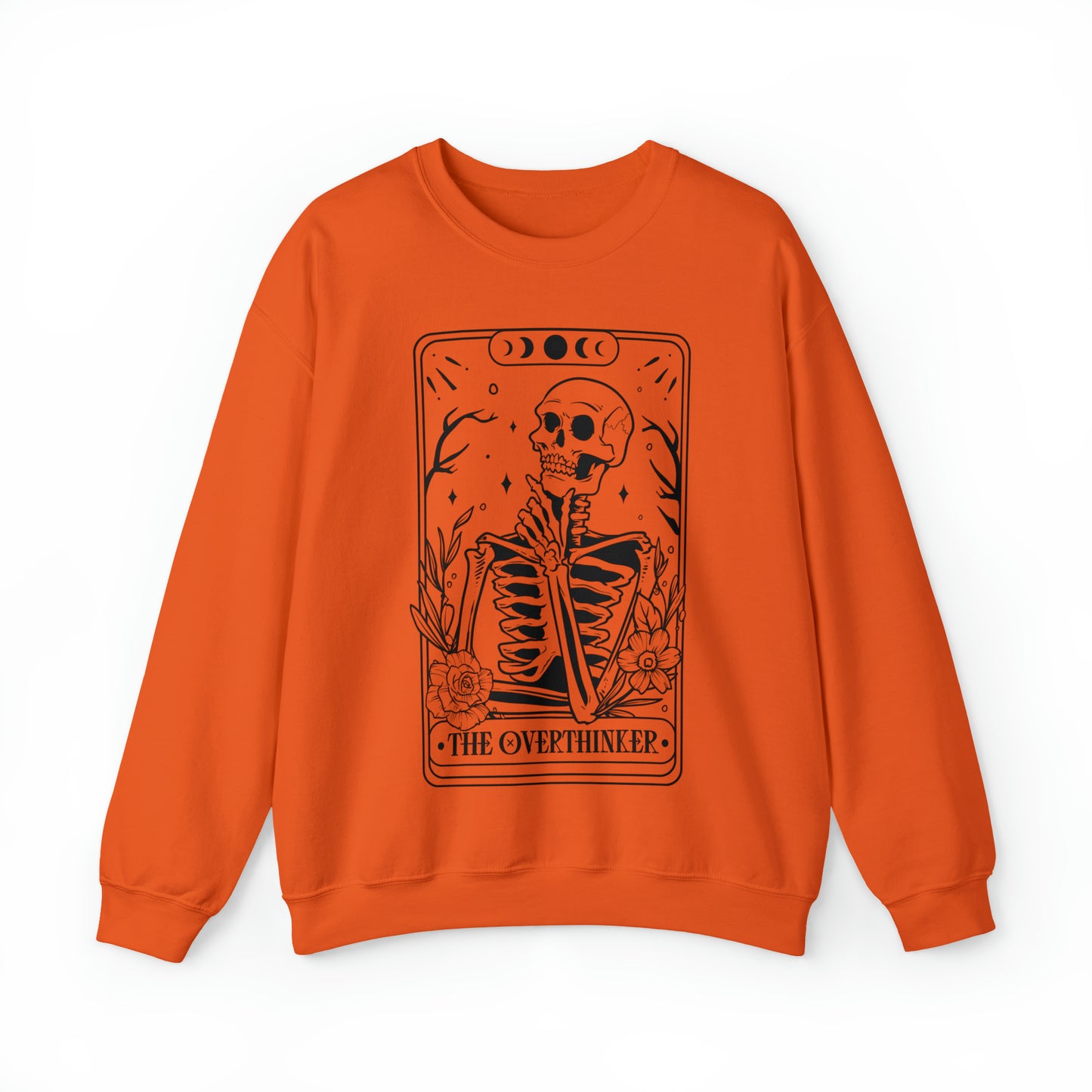 The Overthinker Tarot Card Unisex Heavy Blend™ Crewneck Sweatshirt