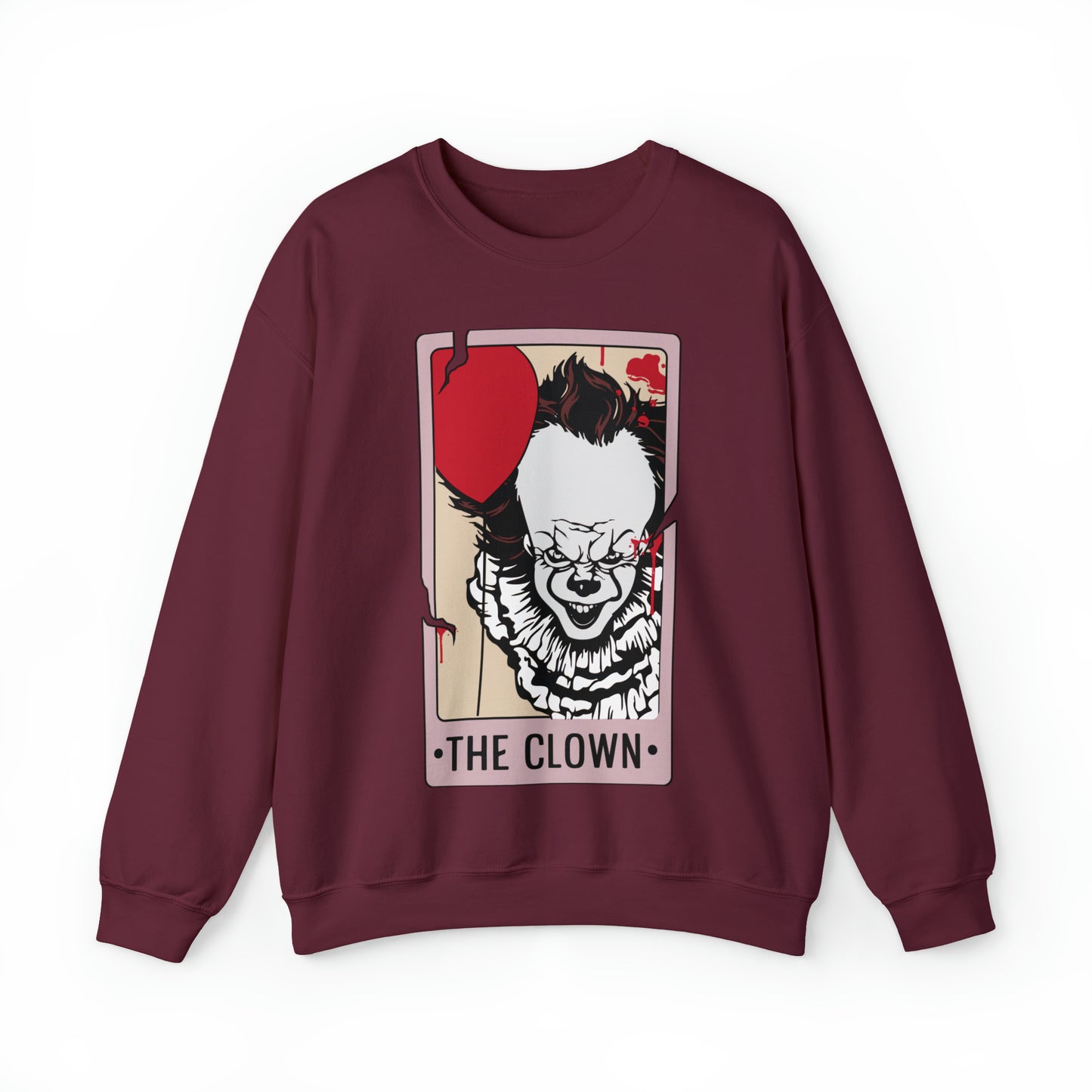 The Clown Tarot Card Unisex Heavy Blend™ Crewneck Sweatshirt