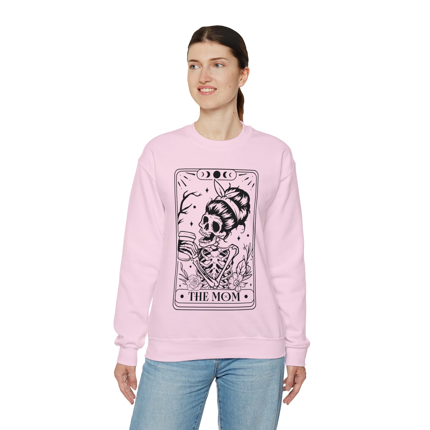 The Mom Tarot Card Unisex Heavy Blend™ Crewneck Sweatshirt