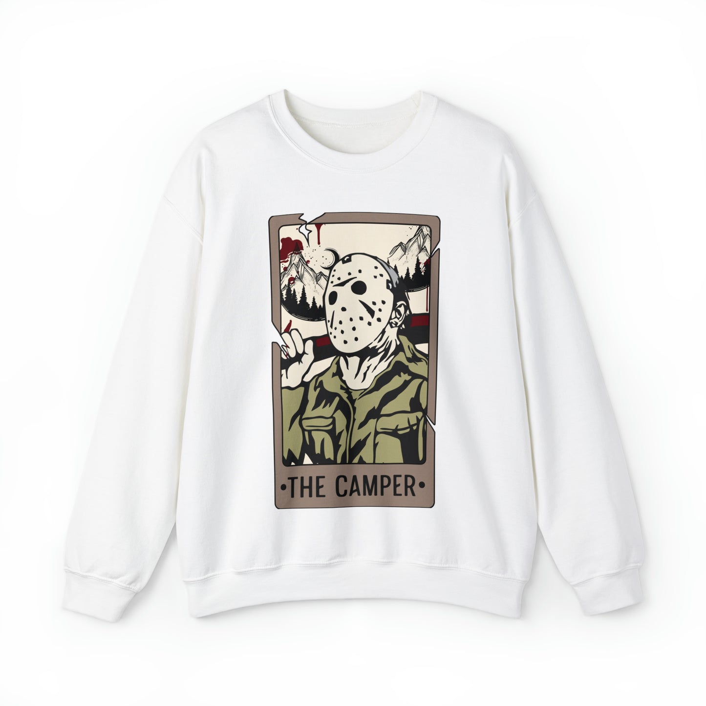 The Camper Tarot Card Unisex Heavy Blend™ Crewneck Sweatshirt