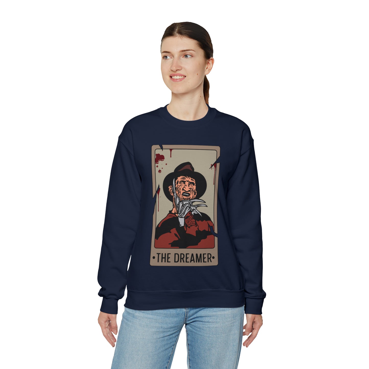 The Dreamer Tarot Card Unisex Heavy Blend™ Crewneck Sweatshirt