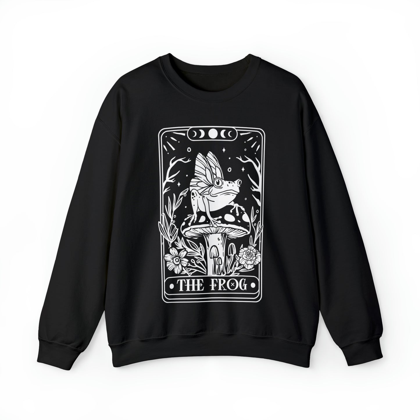 The Frog Tarot Card Unisex Heavy Blend™ Crewneck Sweatshirt