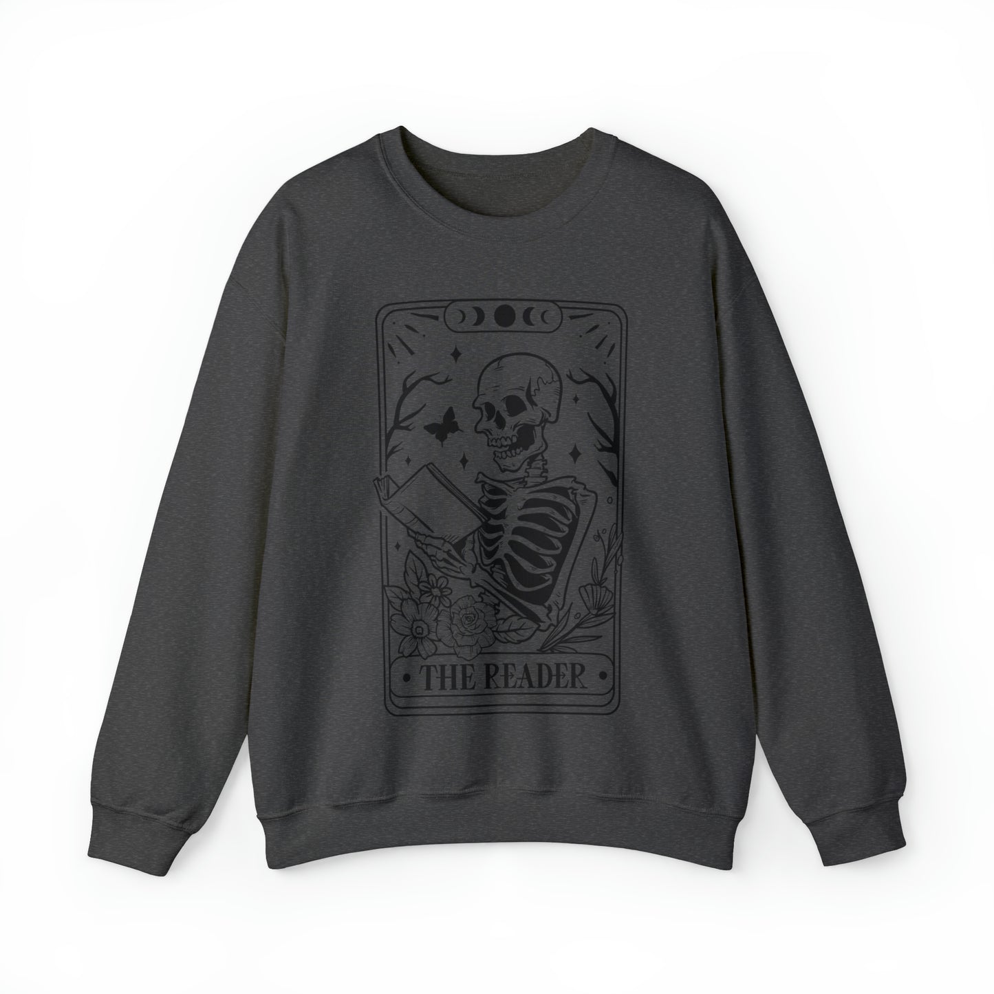 The Reader Tarot Card Unisex Heavy Blend™ Crewneck Sweatshirt
