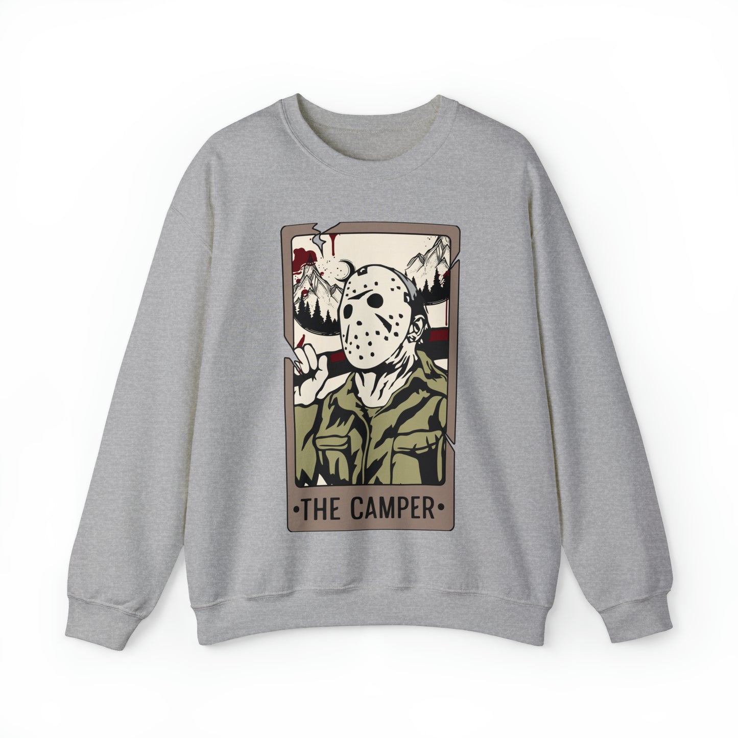 The Camper Tarot Card Unisex Heavy Blend™ Crewneck Sweatshirt
