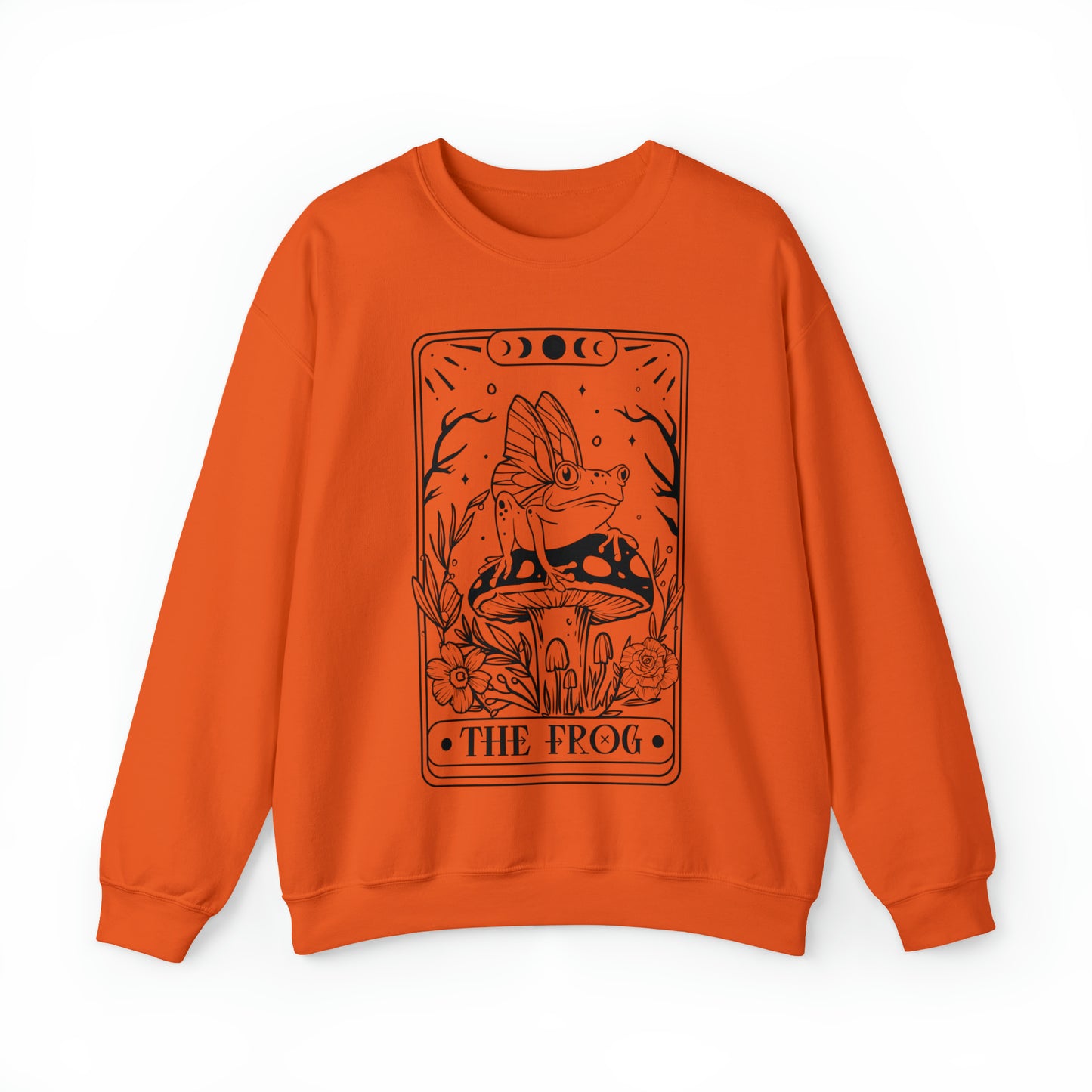 The Frog Tarot Card Unisex Heavy Blend™ Crewneck Sweatshirt
