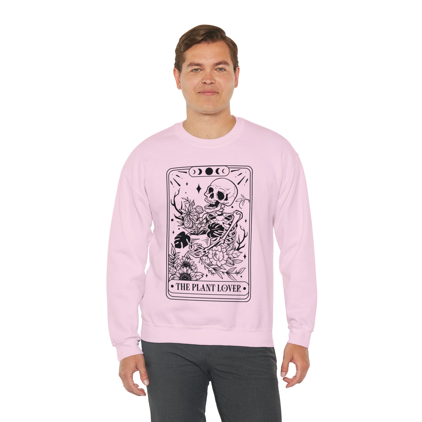The Plant Lover Tarot Card Unisex Heavy Blend™ Crewneck Sweatshirt