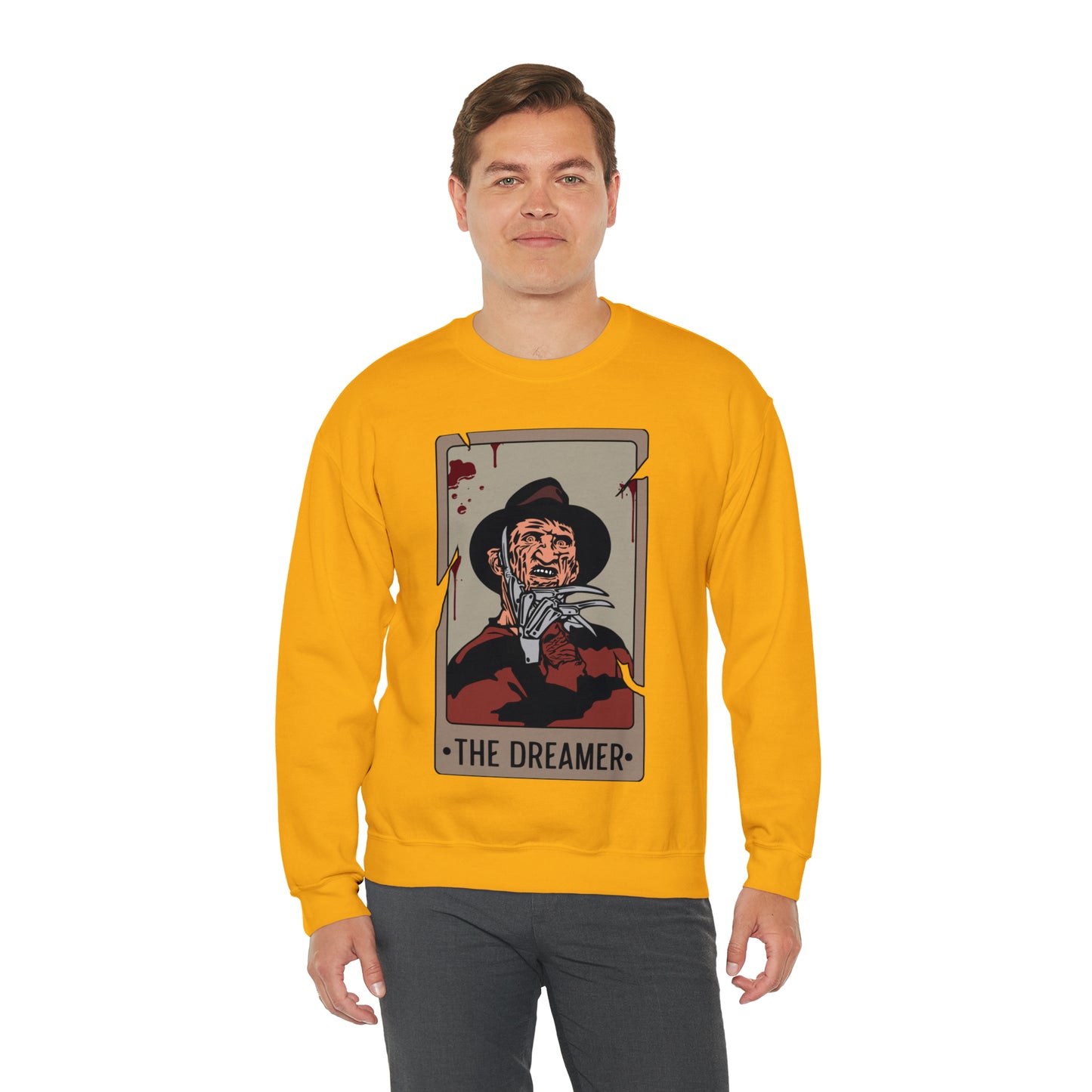 The Dreamer Tarot Card Unisex Heavy Blend™ Crewneck Sweatshirt