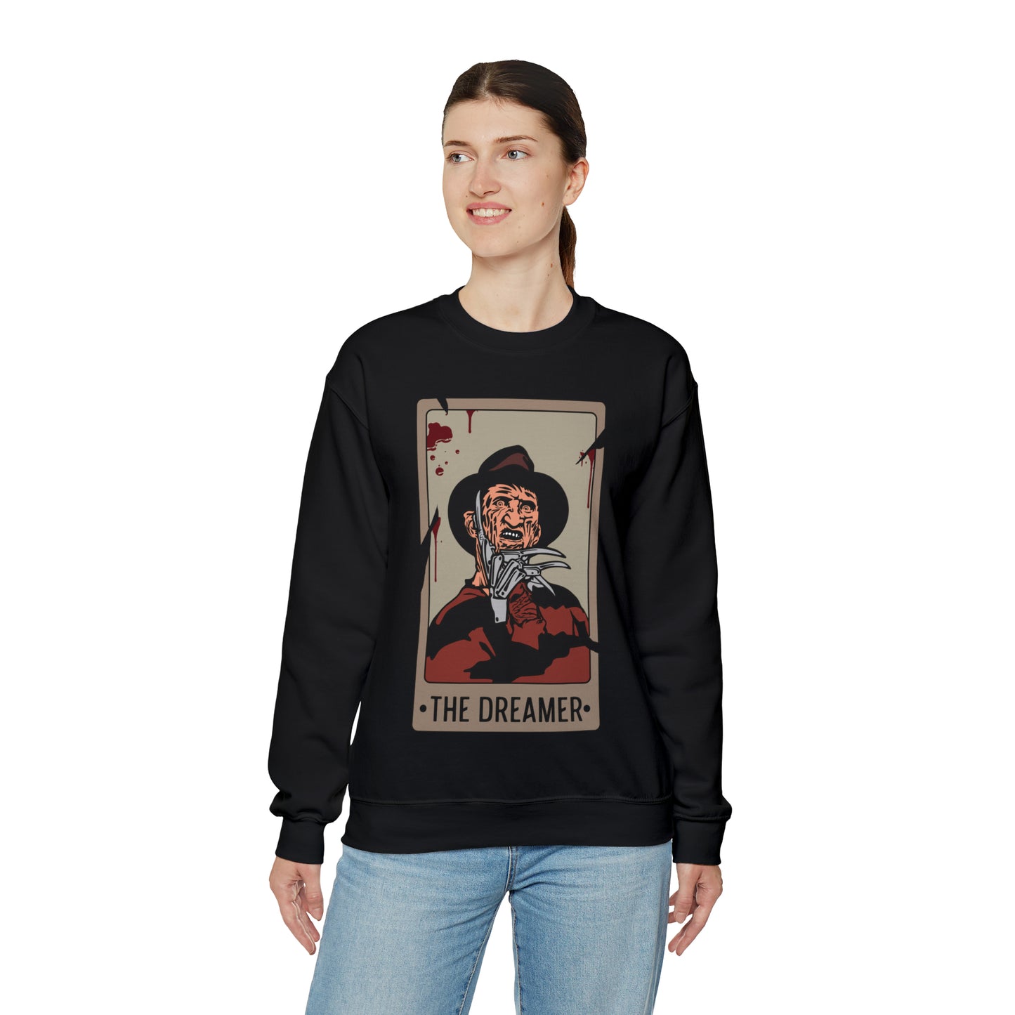 The Dreamer Tarot Card Unisex Heavy Blend™ Crewneck Sweatshirt