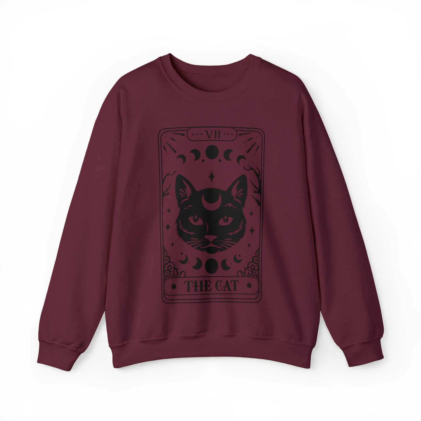 The Cat Tarot Card Unisex Heavy Blend™ Crewneck Sweatshirt