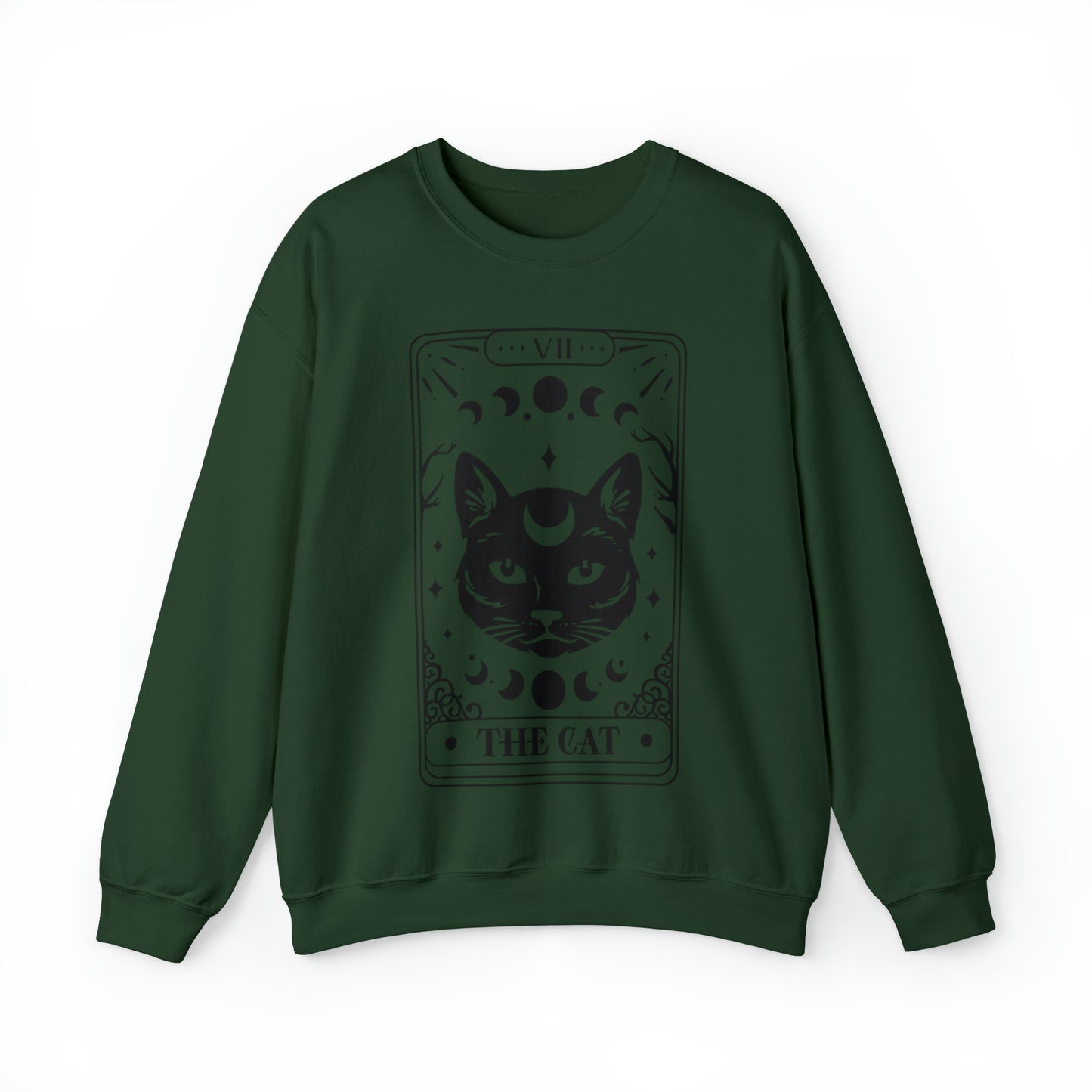 The Cat Tarot Card Unisex Heavy Blend™ Crewneck Sweatshirt