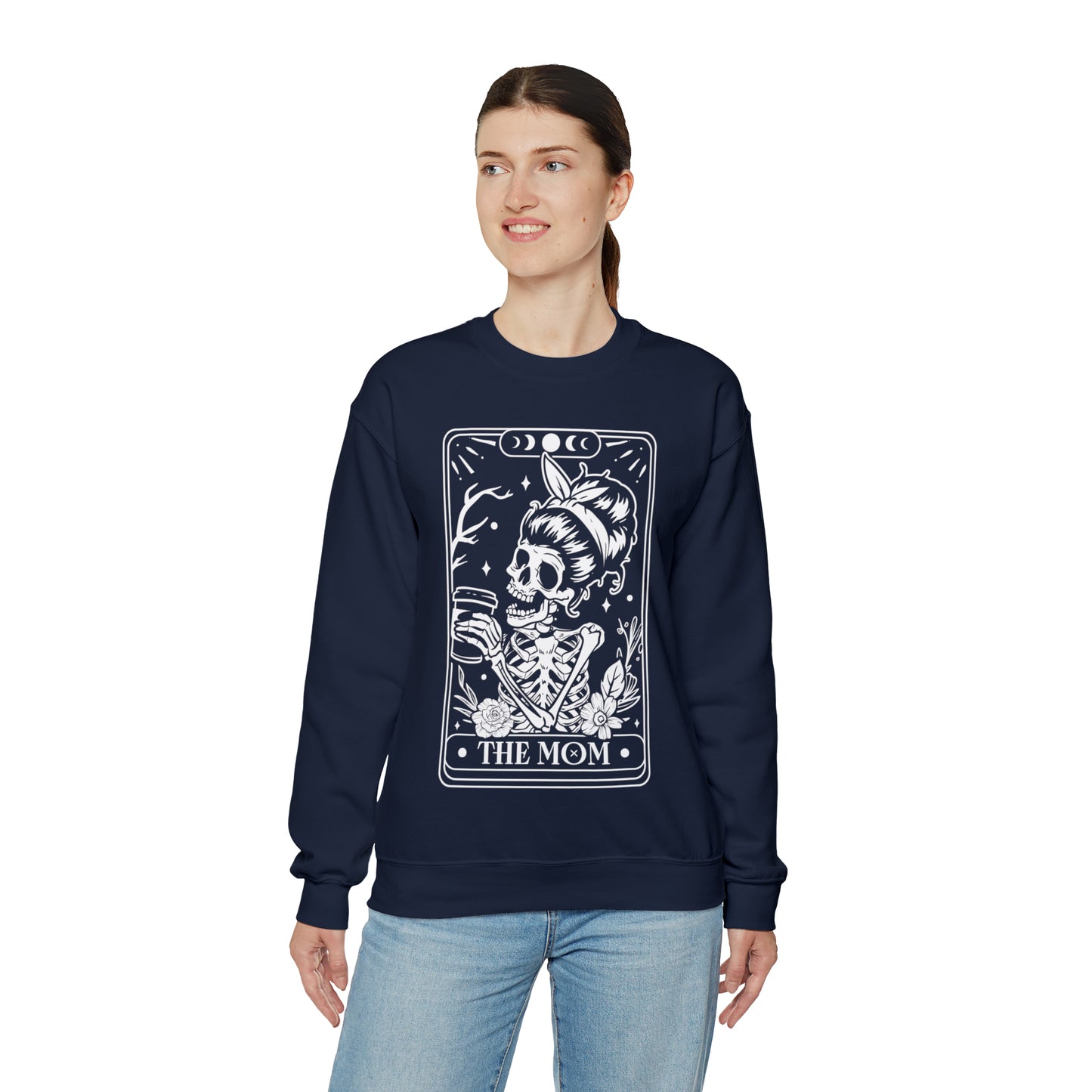 The Mom Tarot Card Unisex Heavy Blend™ Crewneck Sweatshirt