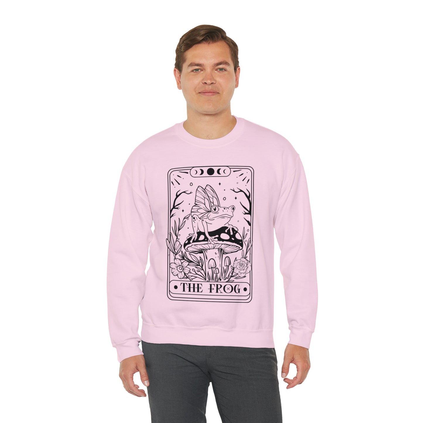 The Frog Tarot Card Unisex Heavy Blend™ Crewneck Sweatshirt