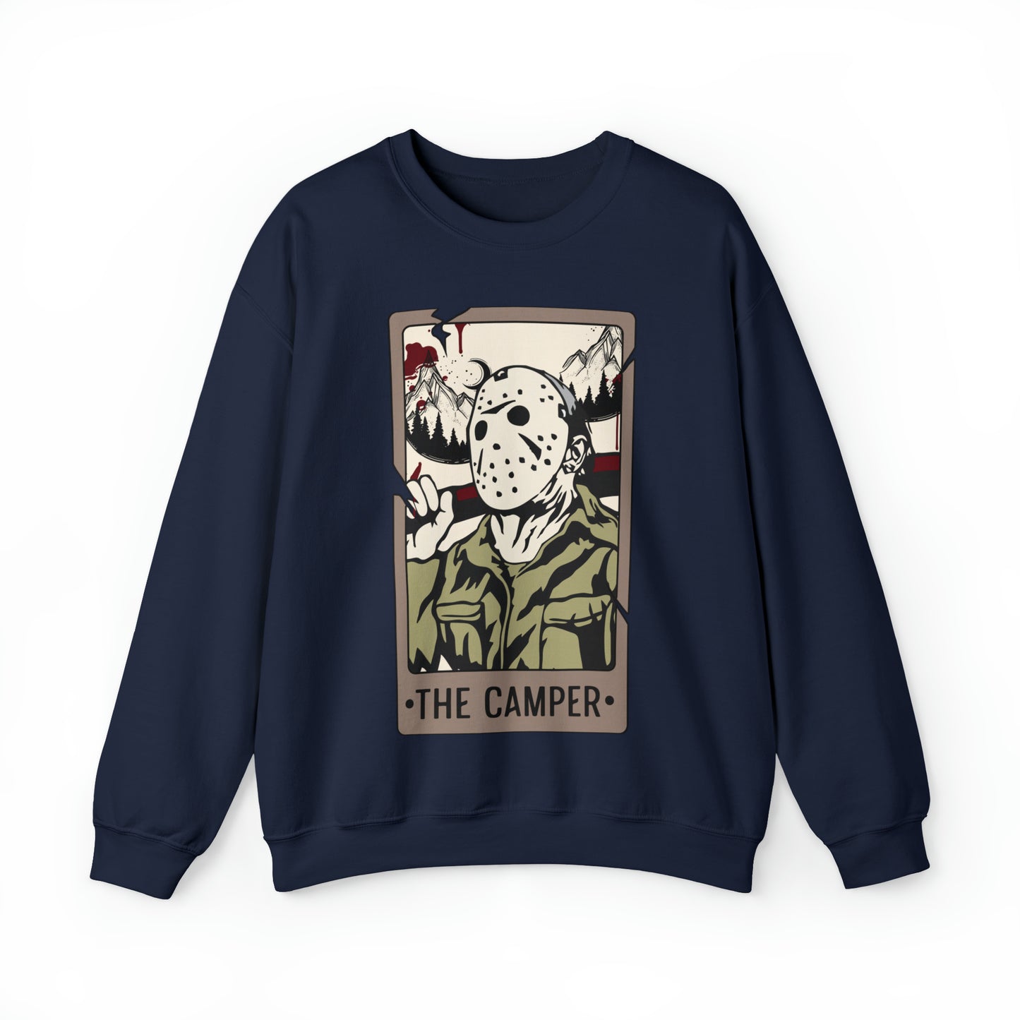 The Camper Tarot Card Unisex Heavy Blend™ Crewneck Sweatshirt
