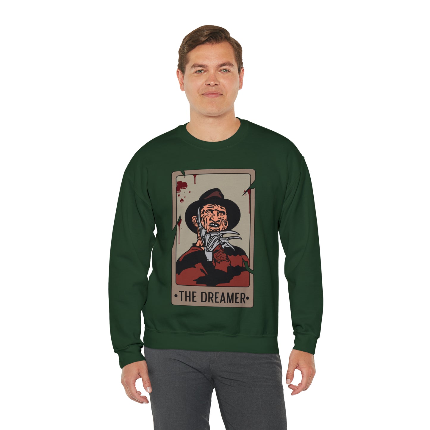 The Dreamer Tarot Card Unisex Heavy Blend™ Crewneck Sweatshirt