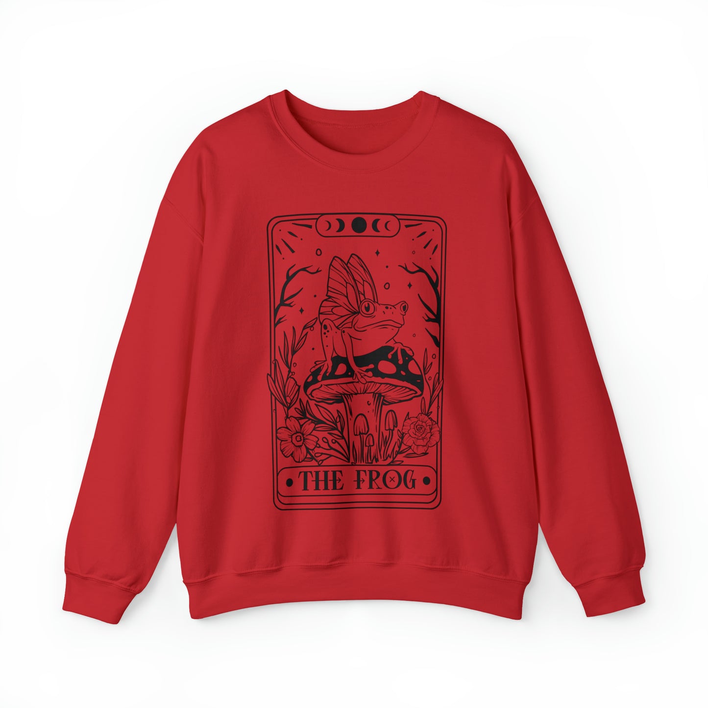 The Frog Tarot Card Unisex Heavy Blend™ Crewneck Sweatshirt