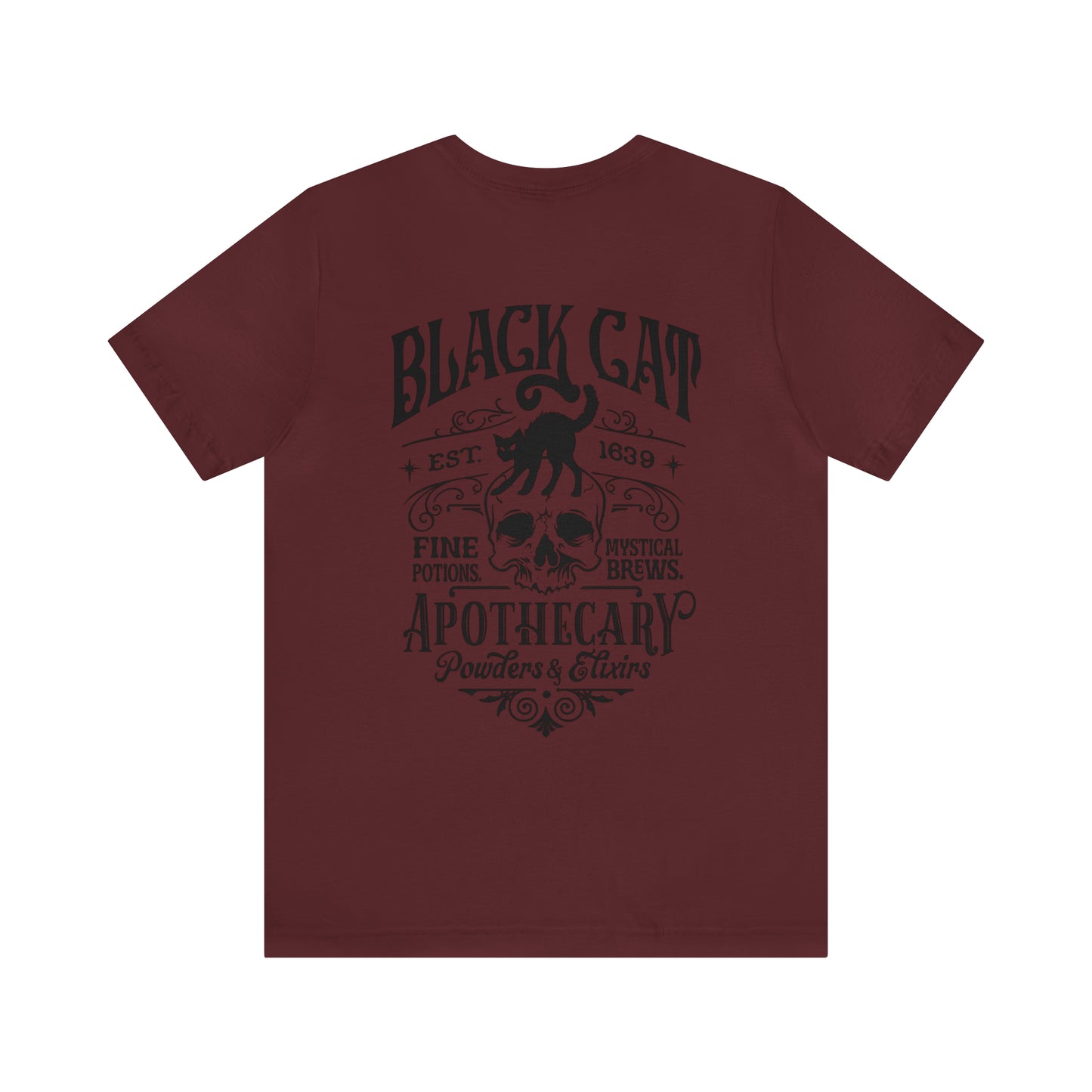 Black Cat Apothecary w/ Skull