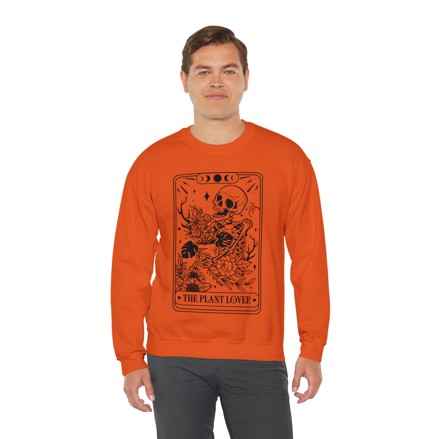 The Plant Lover Tarot Card Unisex Heavy Blend™ Crewneck Sweatshirt