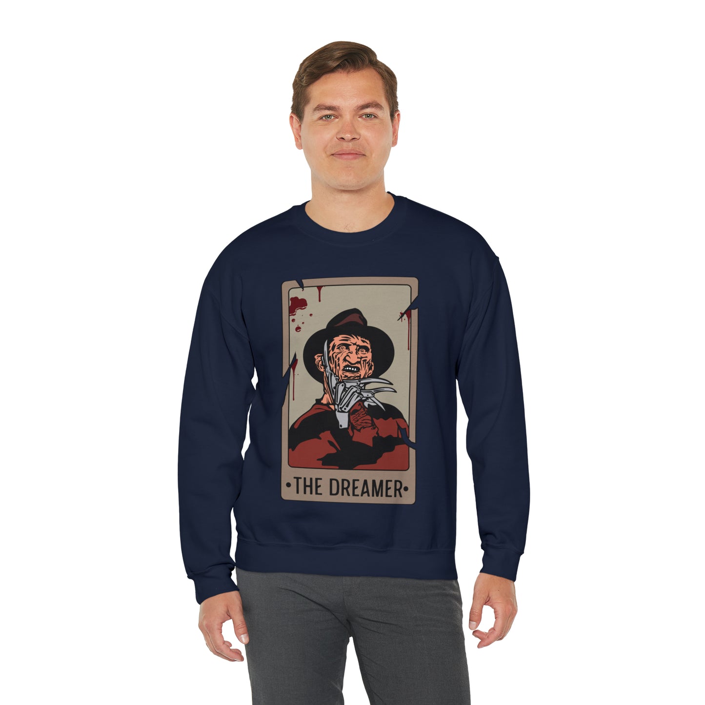 The Dreamer Tarot Card Unisex Heavy Blend™ Crewneck Sweatshirt