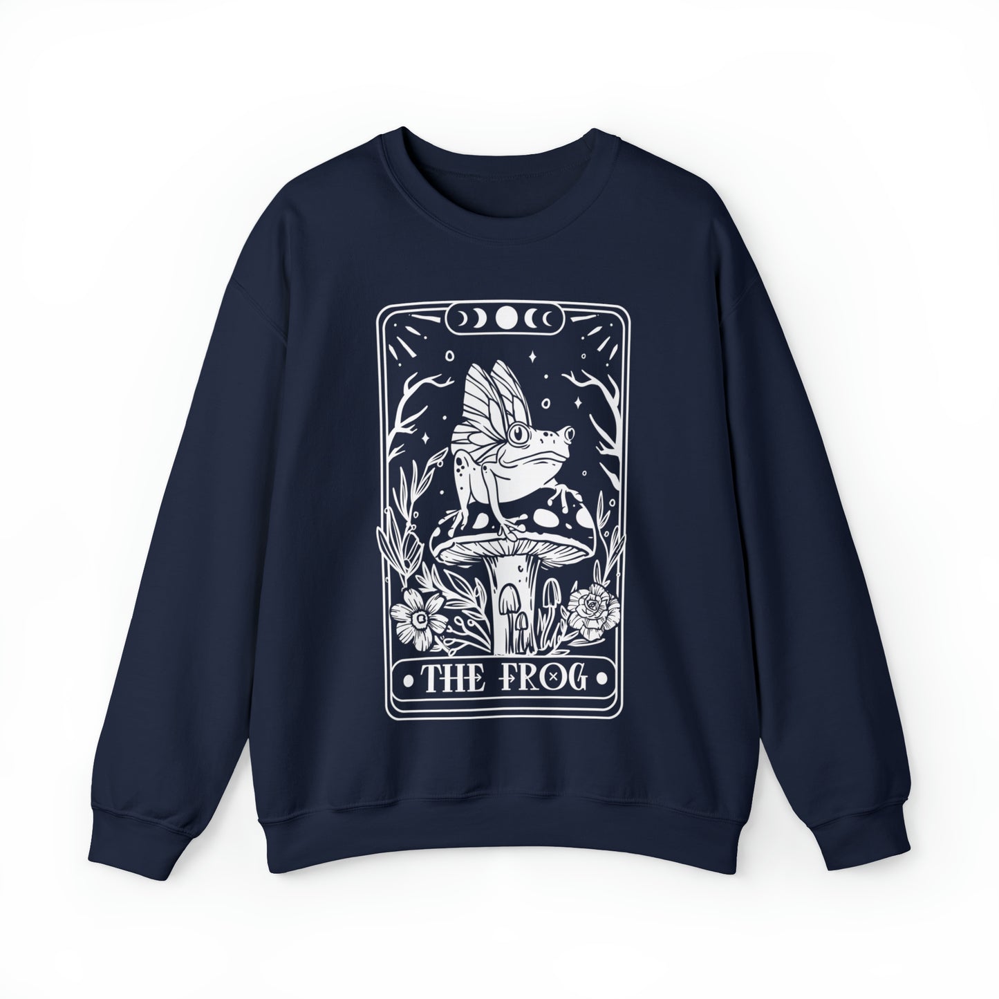 The Frog Tarot Card Unisex Heavy Blend™ Crewneck Sweatshirt