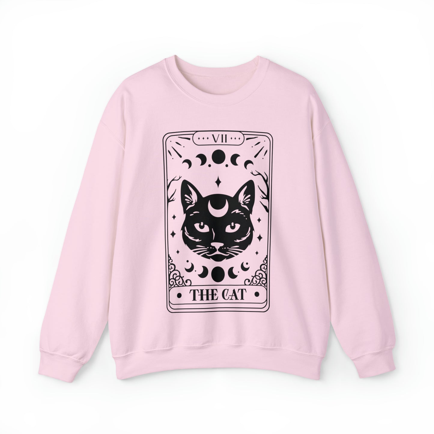 The Cat Tarot Card Unisex Heavy Blend™ Crewneck Sweatshirt