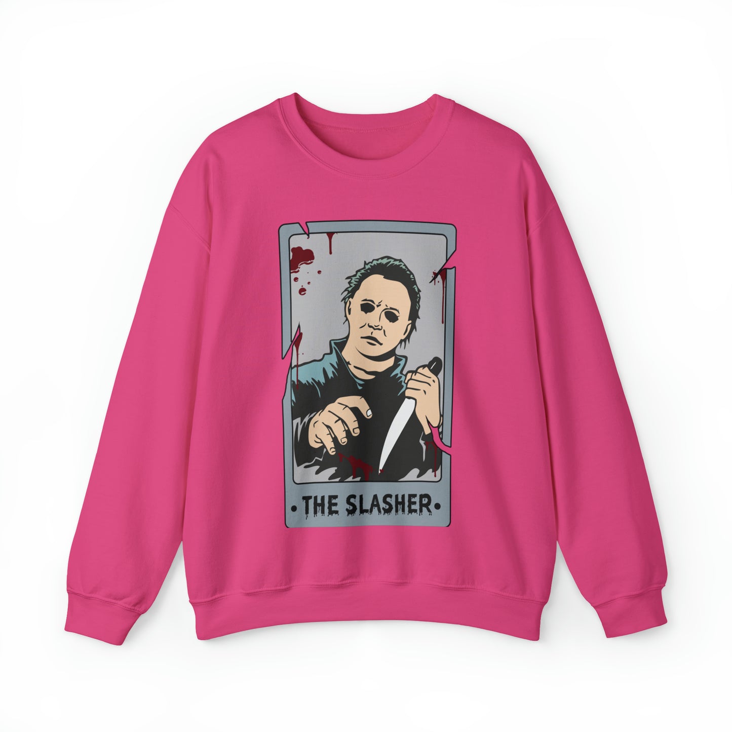 The Slasher Tarot Card Unisex Heavy Blend™ Crewneck Sweatshirt