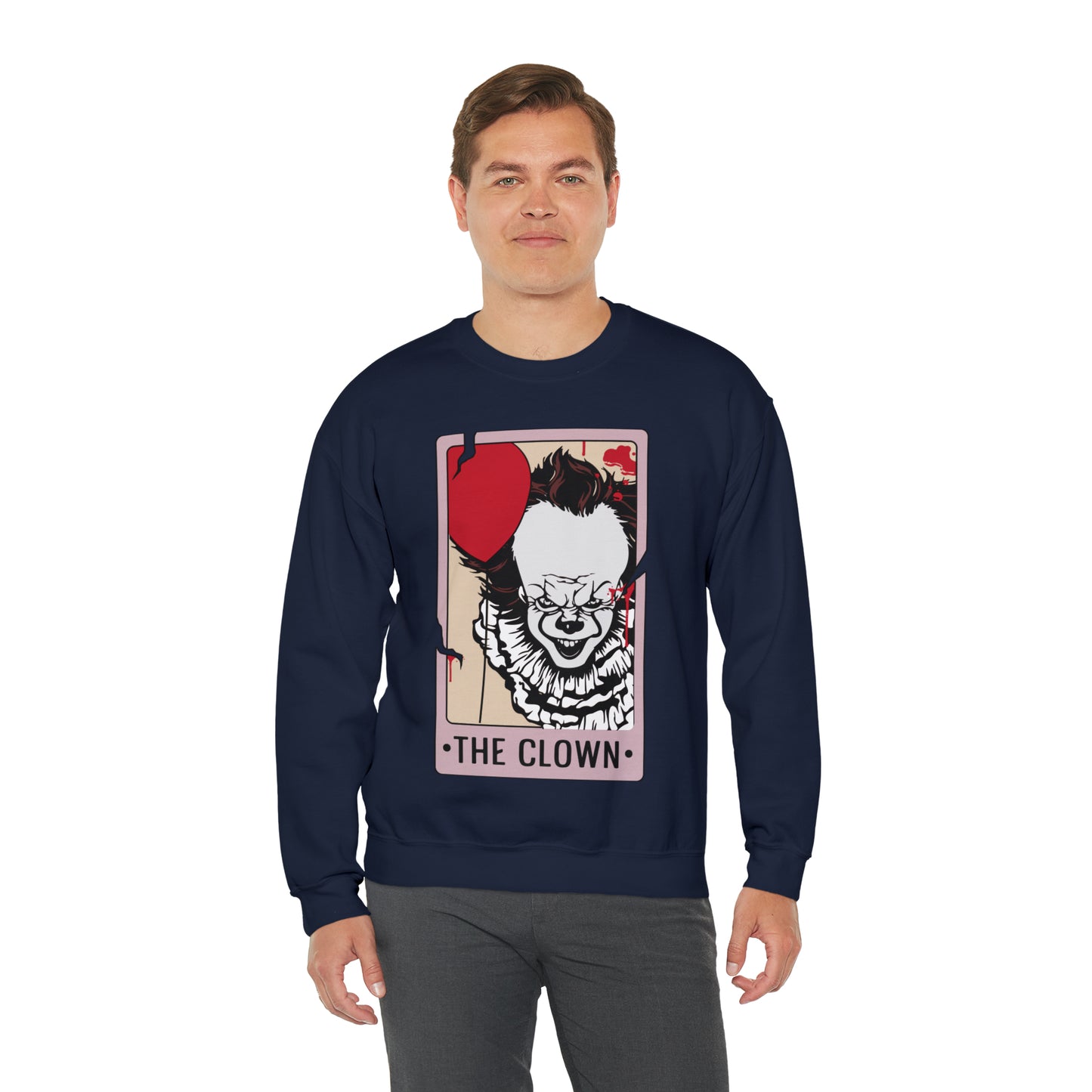 The Clown Tarot Card Unisex Heavy Blend™ Crewneck Sweatshirt