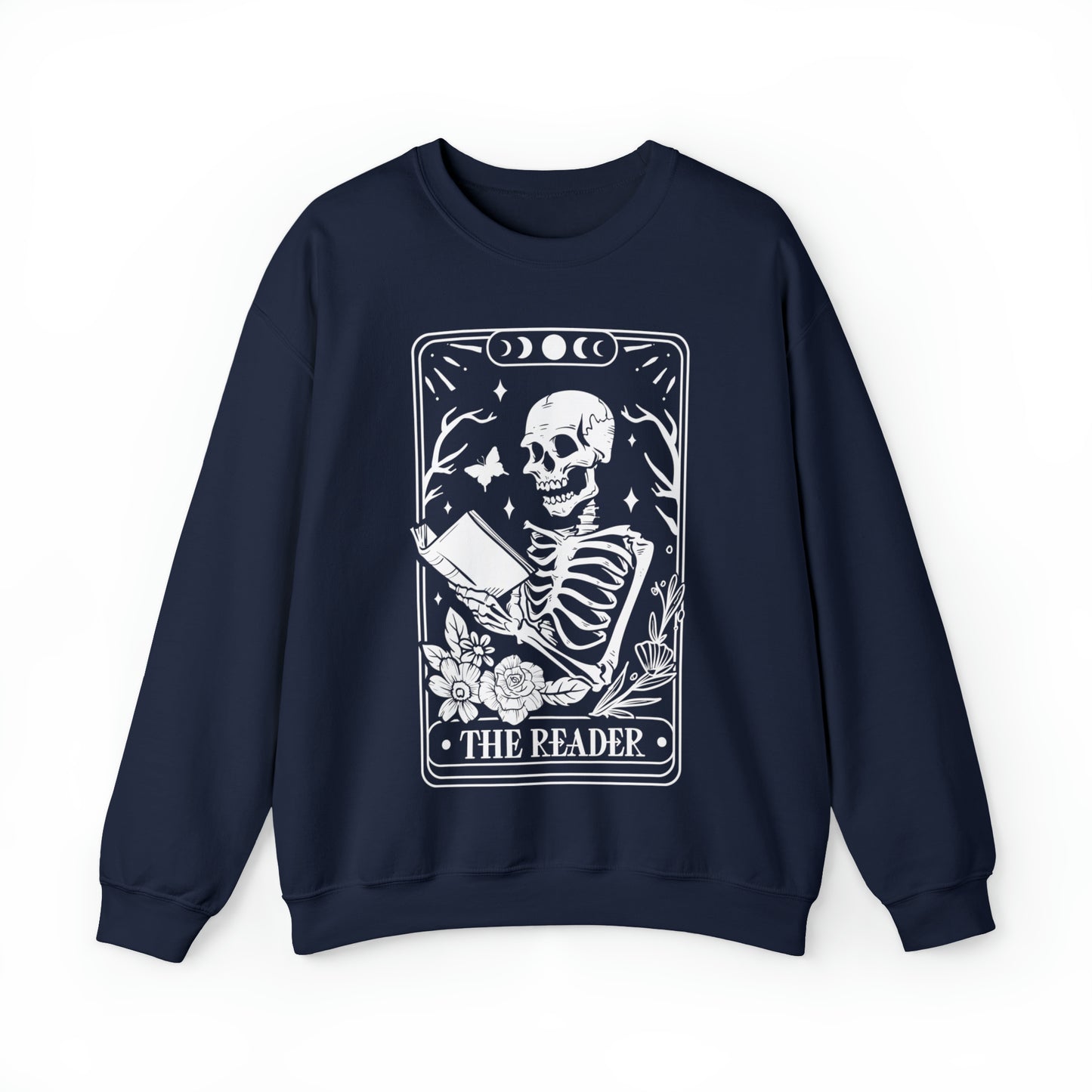The Reader Tarot Card Unisex Heavy Blend™ Crewneck Sweatshirt