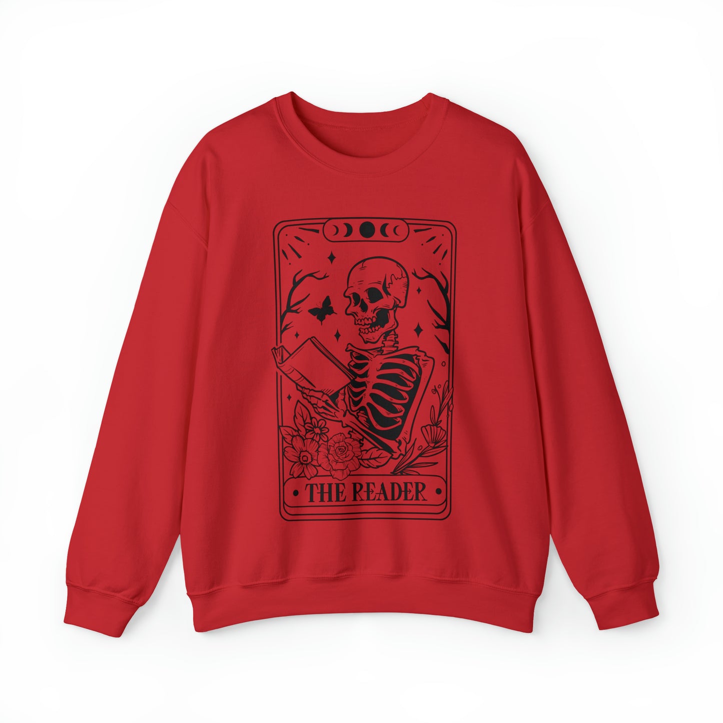 The Reader Tarot Card Unisex Heavy Blend™ Crewneck Sweatshirt