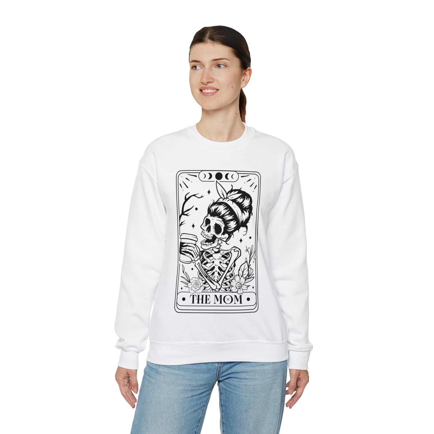 The Mom Tarot Card Unisex Heavy Blend™ Crewneck Sweatshirt