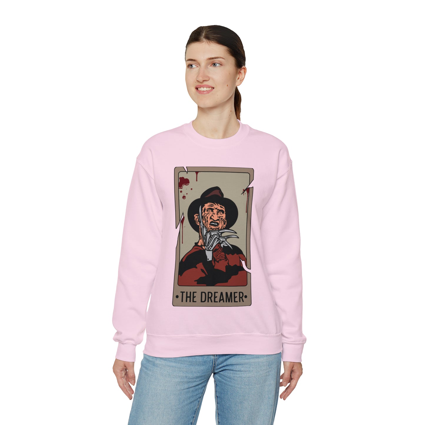 The Dreamer Tarot Card Unisex Heavy Blend™ Crewneck Sweatshirt
