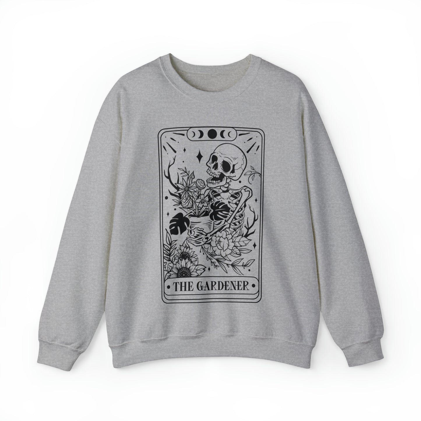 The Gardener Tarot Card Unisex Heavy Blend™ Crewneck Sweatshirt