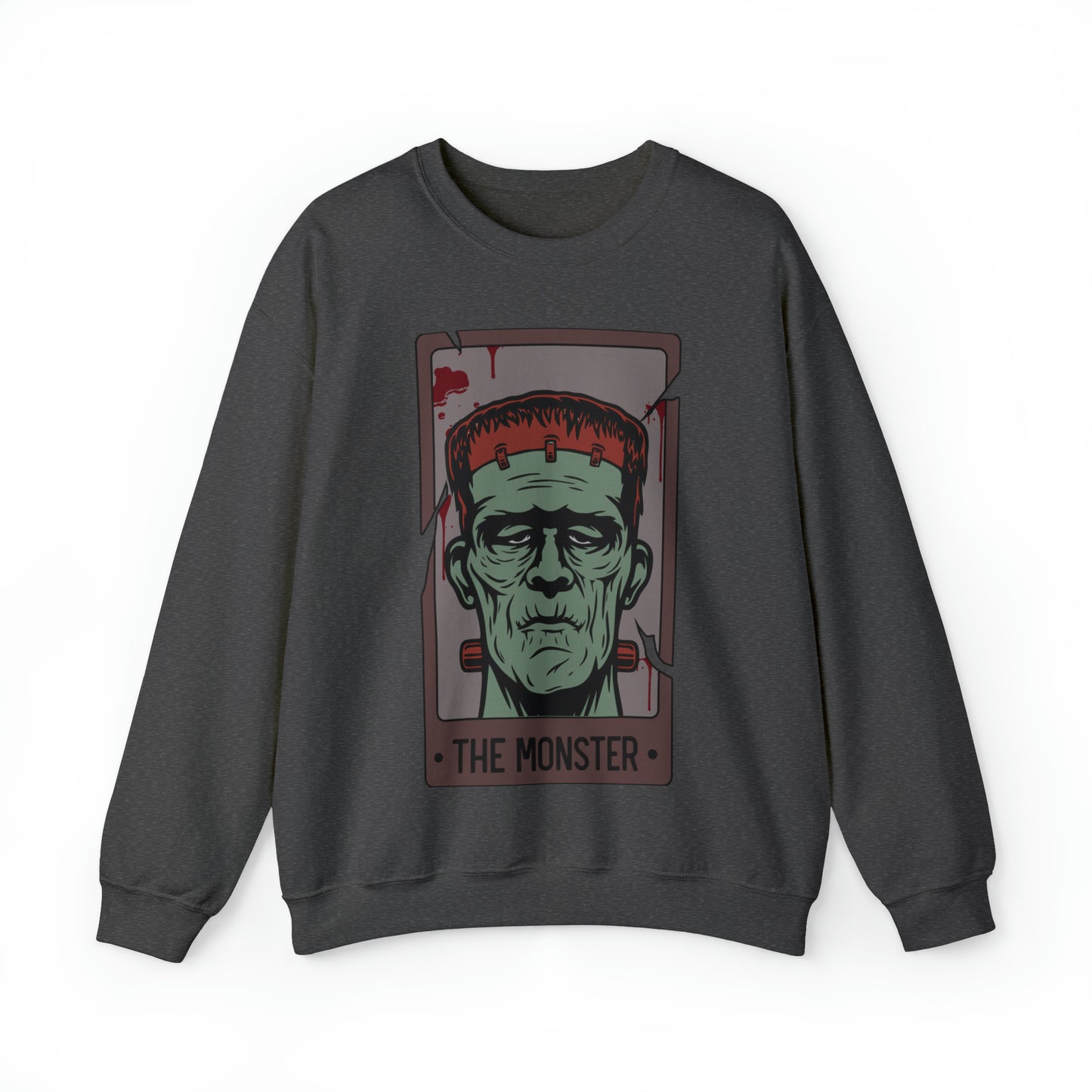 The Monster Tarot Card Unisex Heavy Blend™ Crewneck Sweatshirt