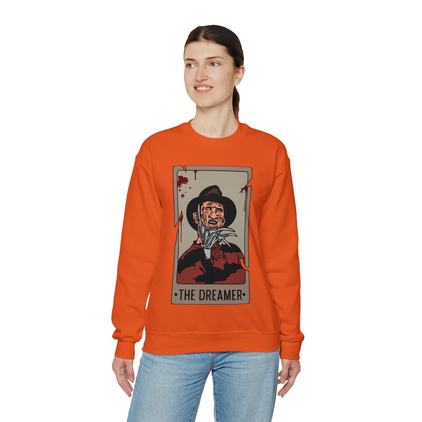 The Dreamer Tarot Card Unisex Heavy Blend™ Crewneck Sweatshirt