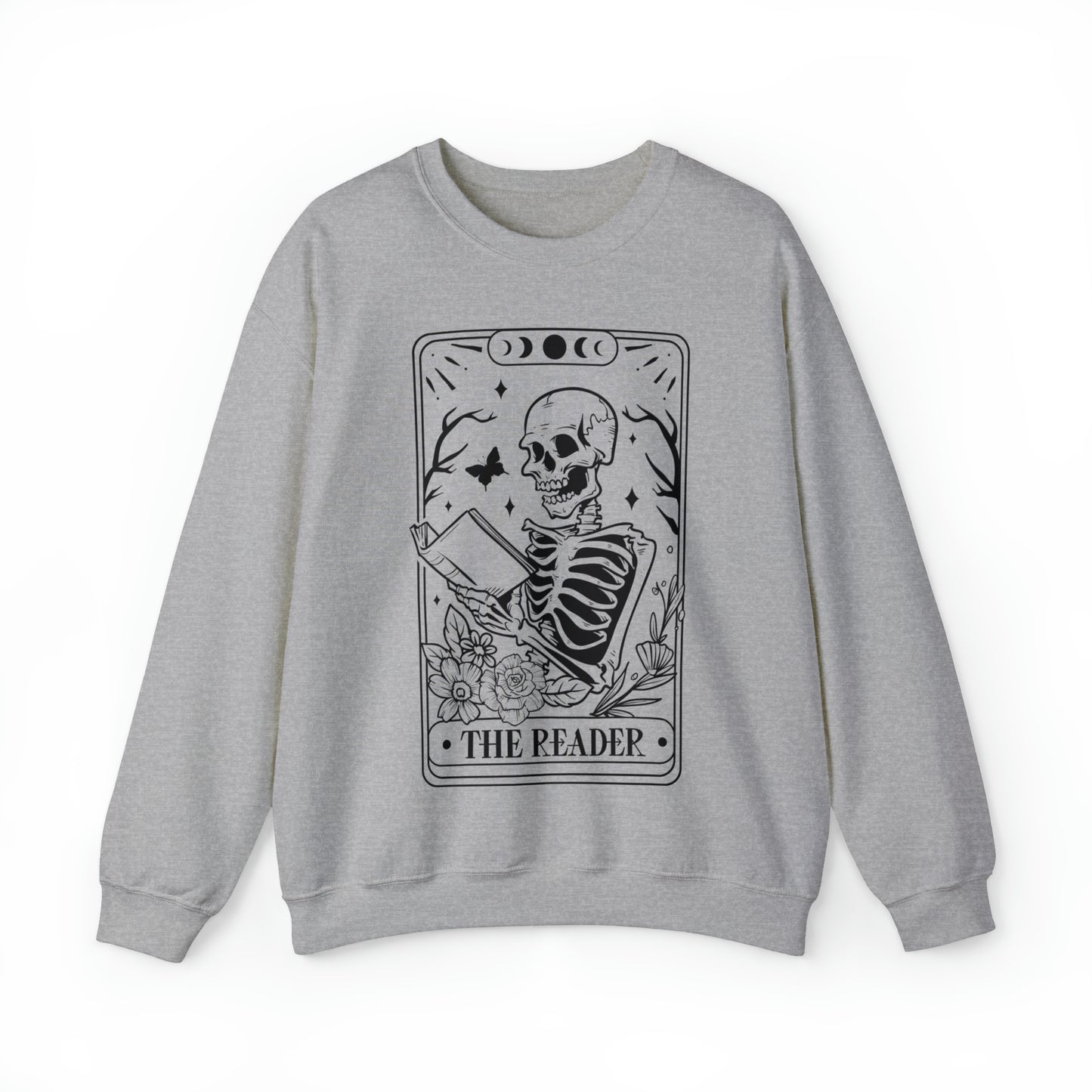 The Reader Tarot Card Unisex Heavy Blend™ Crewneck Sweatshirt
