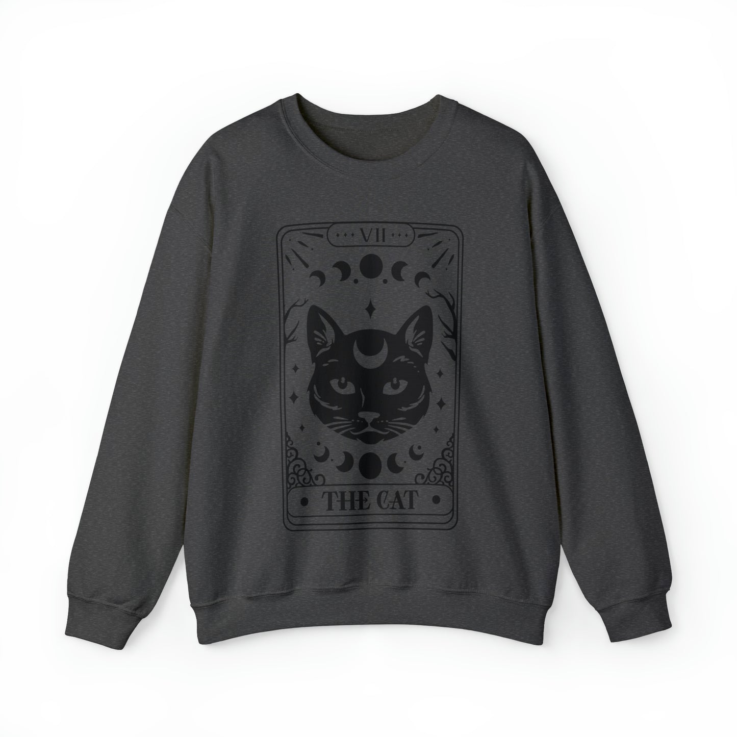 The Cat Tarot Card Unisex Heavy Blend™ Crewneck Sweatshirt
