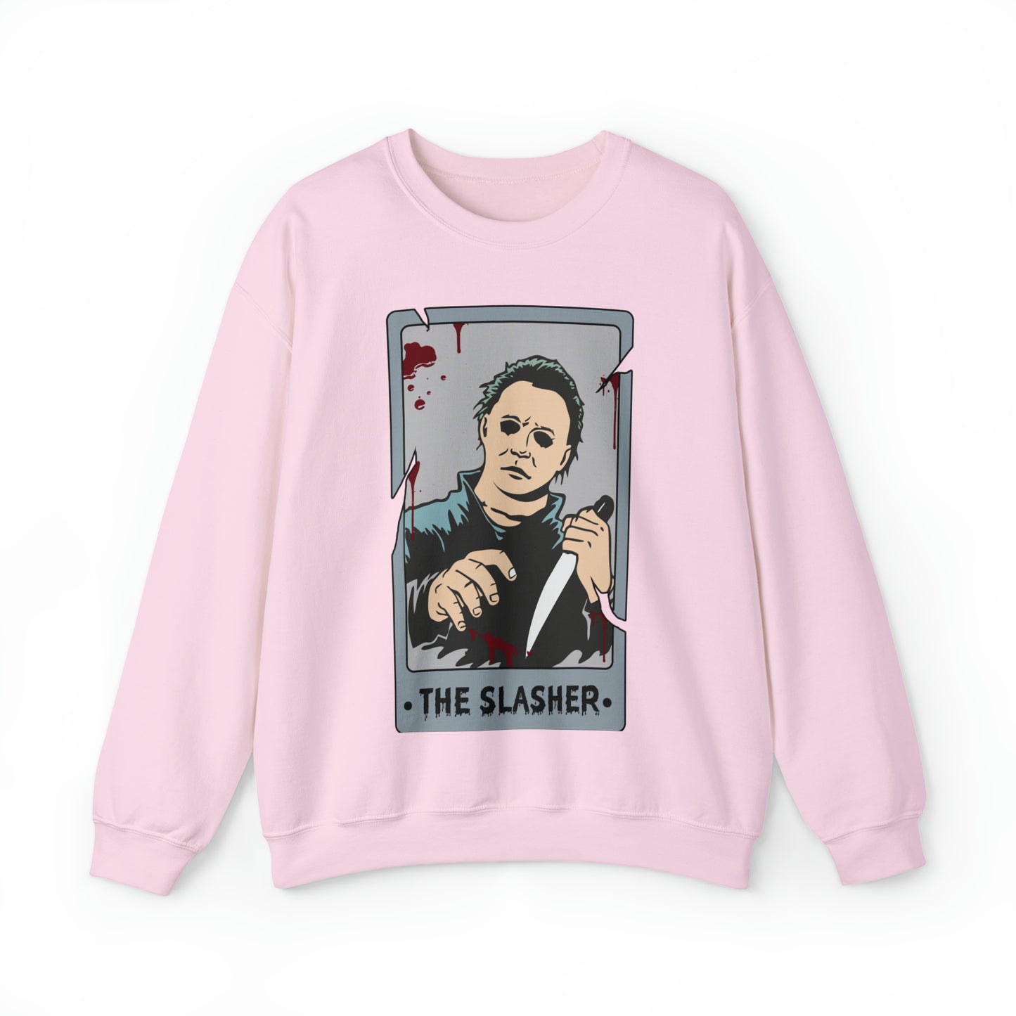 The Slasher Tarot Card Unisex Heavy Blend™ Crewneck Sweatshirt