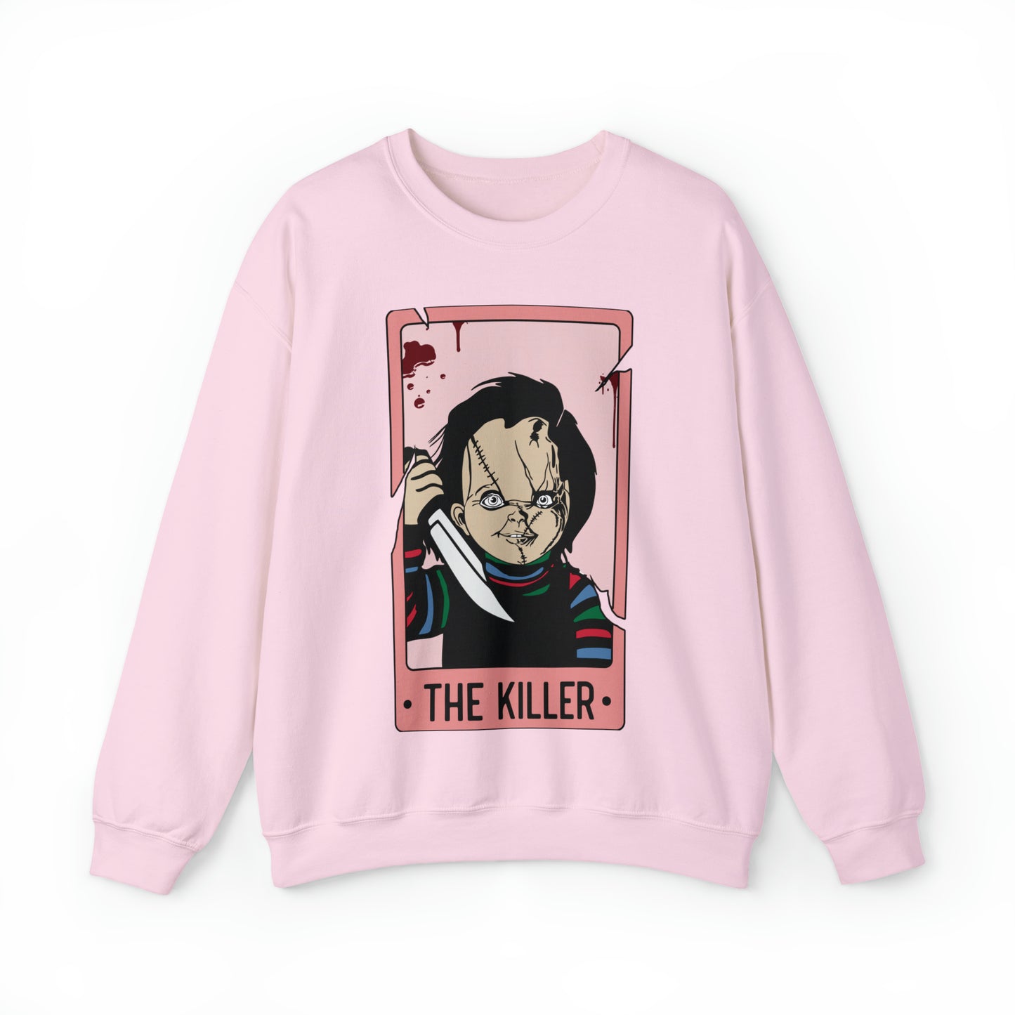 The Killer Tarot Card Unisex Heavy Blend™ Crewneck Sweatshirt
