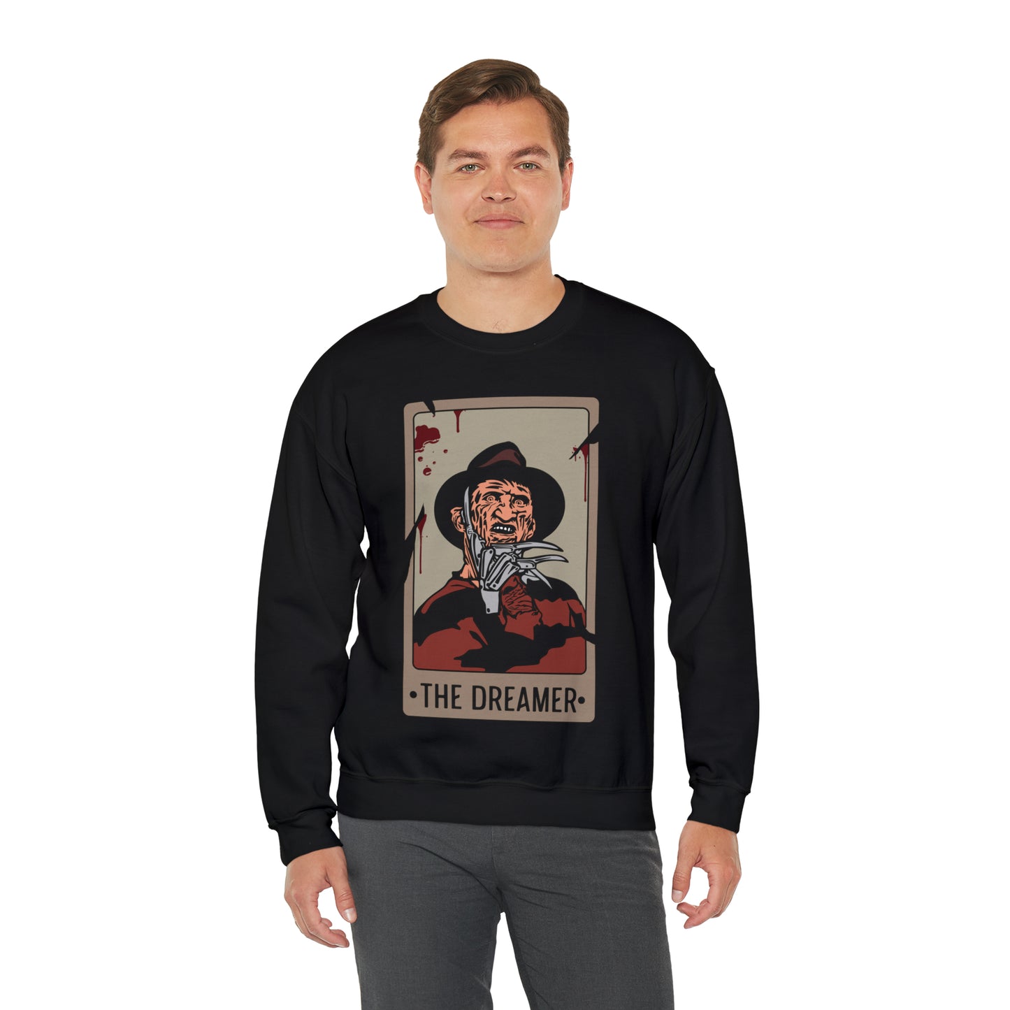 The Dreamer Tarot Card Unisex Heavy Blend™ Crewneck Sweatshirt