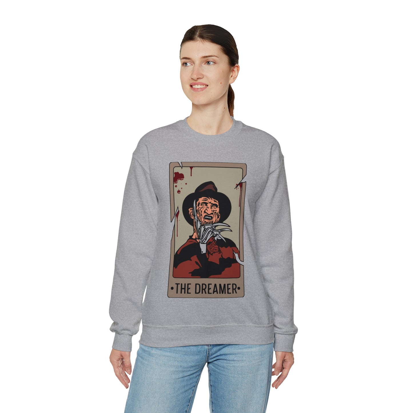 The Dreamer Tarot Card Unisex Heavy Blend™ Crewneck Sweatshirt