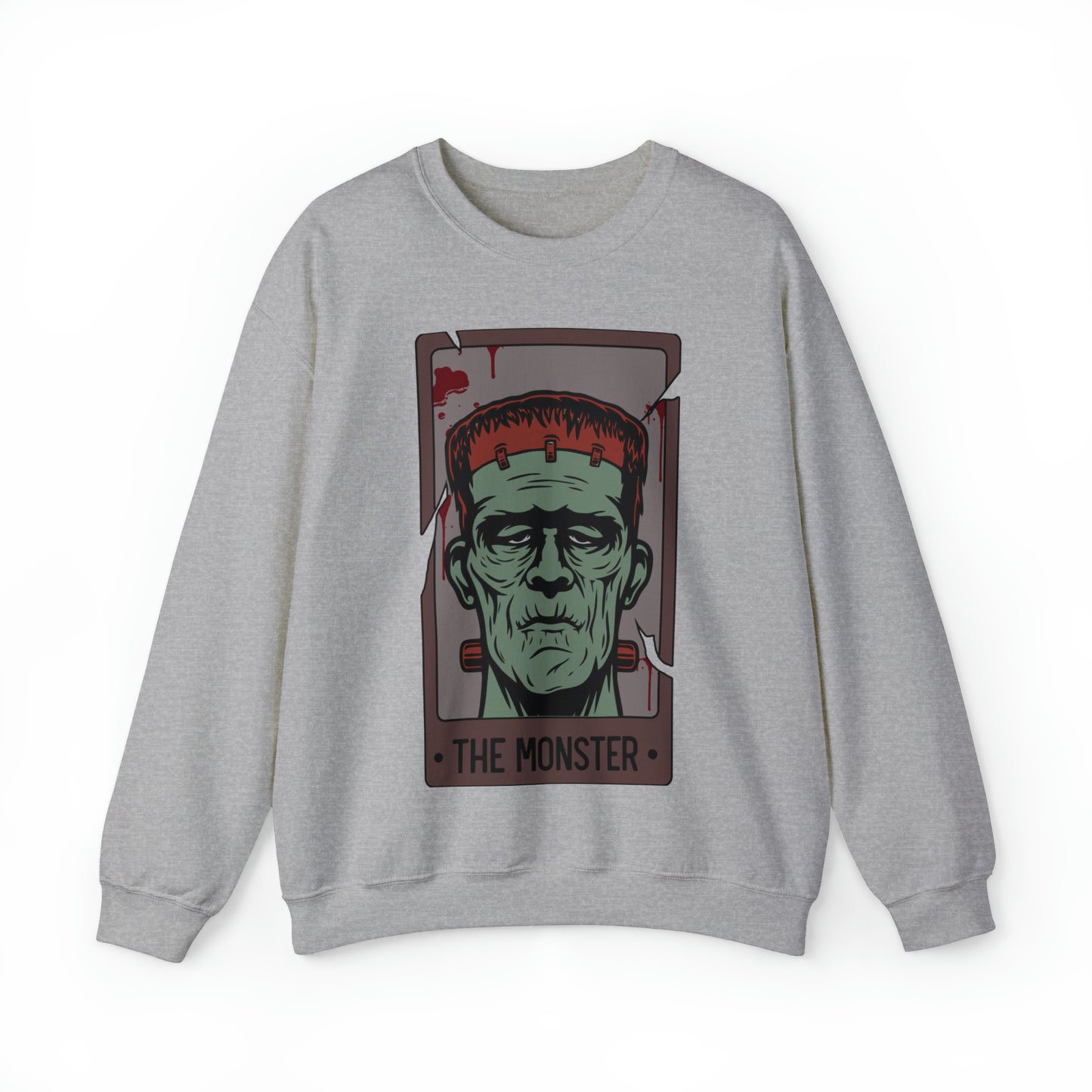 The Monster Tarot Card Unisex Heavy Blend™ Crewneck Sweatshirt