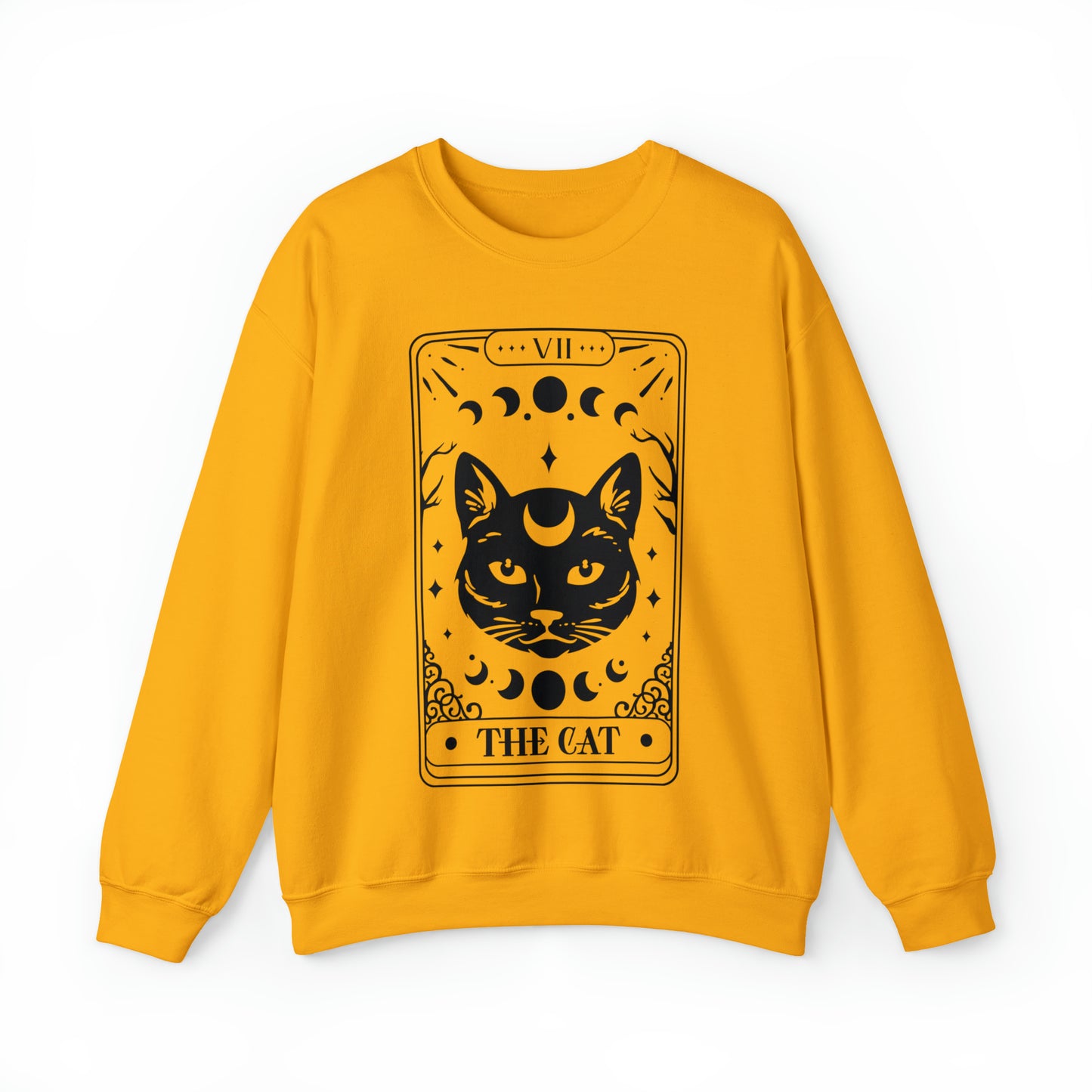 The Cat Tarot Card Unisex Heavy Blend™ Crewneck Sweatshirt