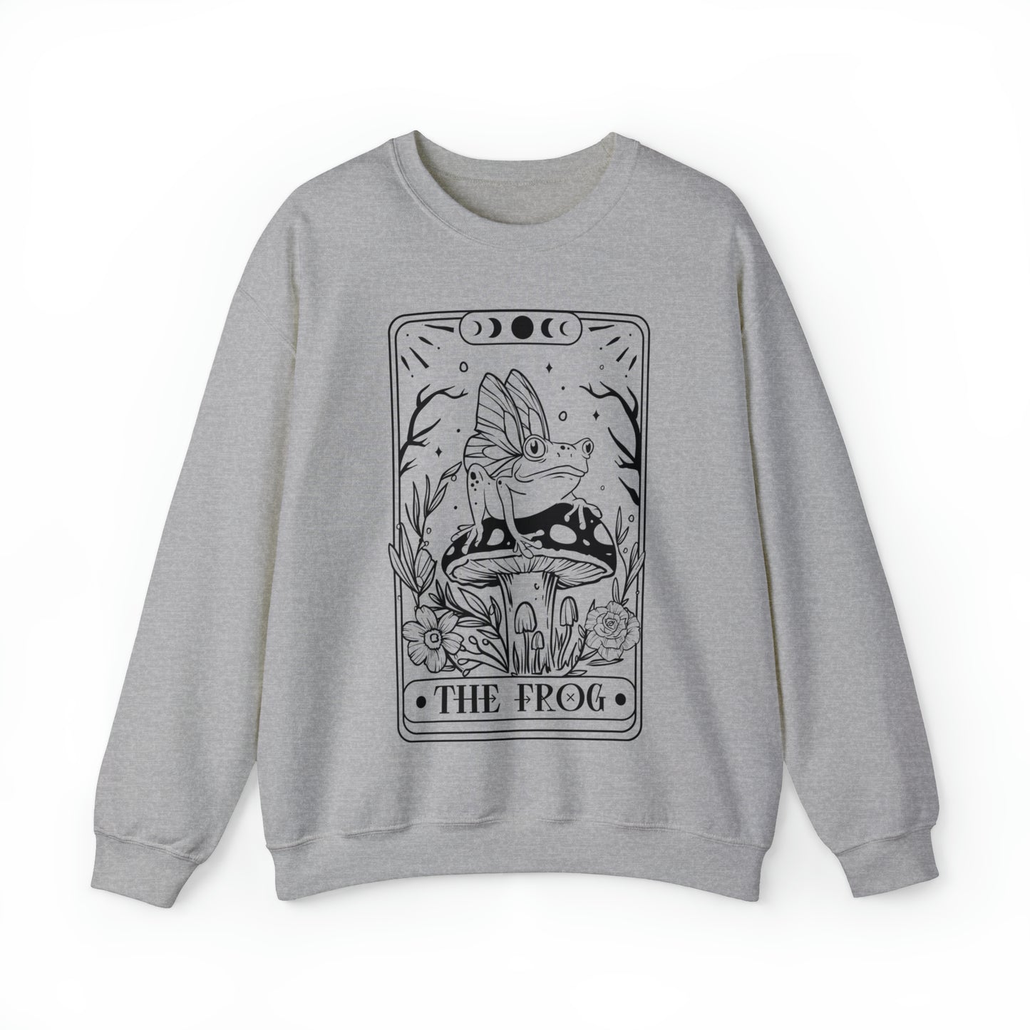 The Frog Tarot Card Unisex Heavy Blend™ Crewneck Sweatshirt