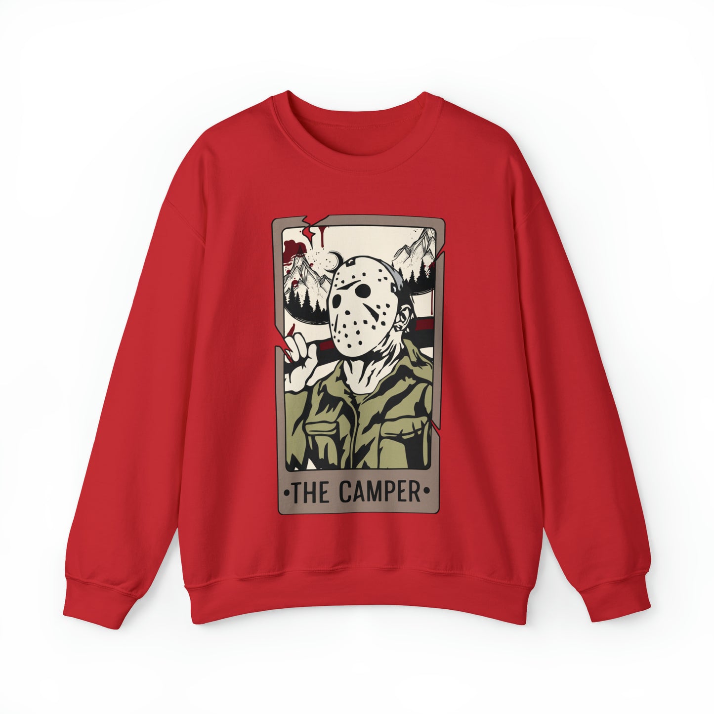 The Camper Tarot Card Unisex Heavy Blend™ Crewneck Sweatshirt
