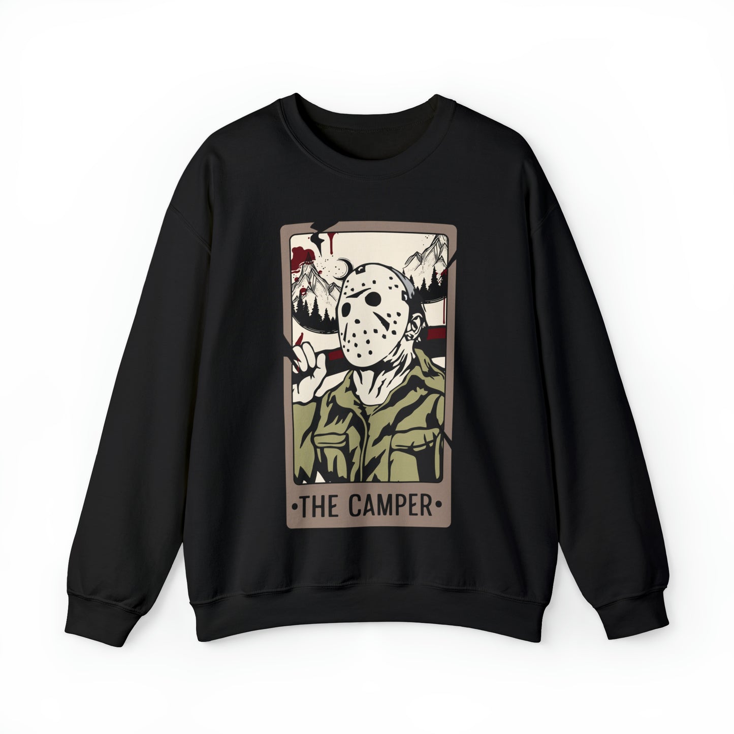 The Camper Tarot Card Unisex Heavy Blend™ Crewneck Sweatshirt