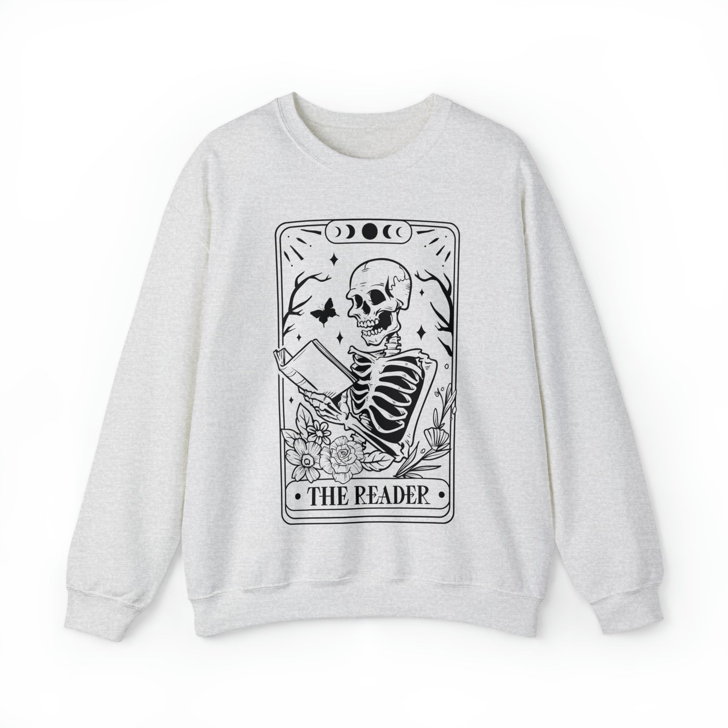 The Reader Tarot Card Unisex Heavy Blend™ Crewneck Sweatshirt