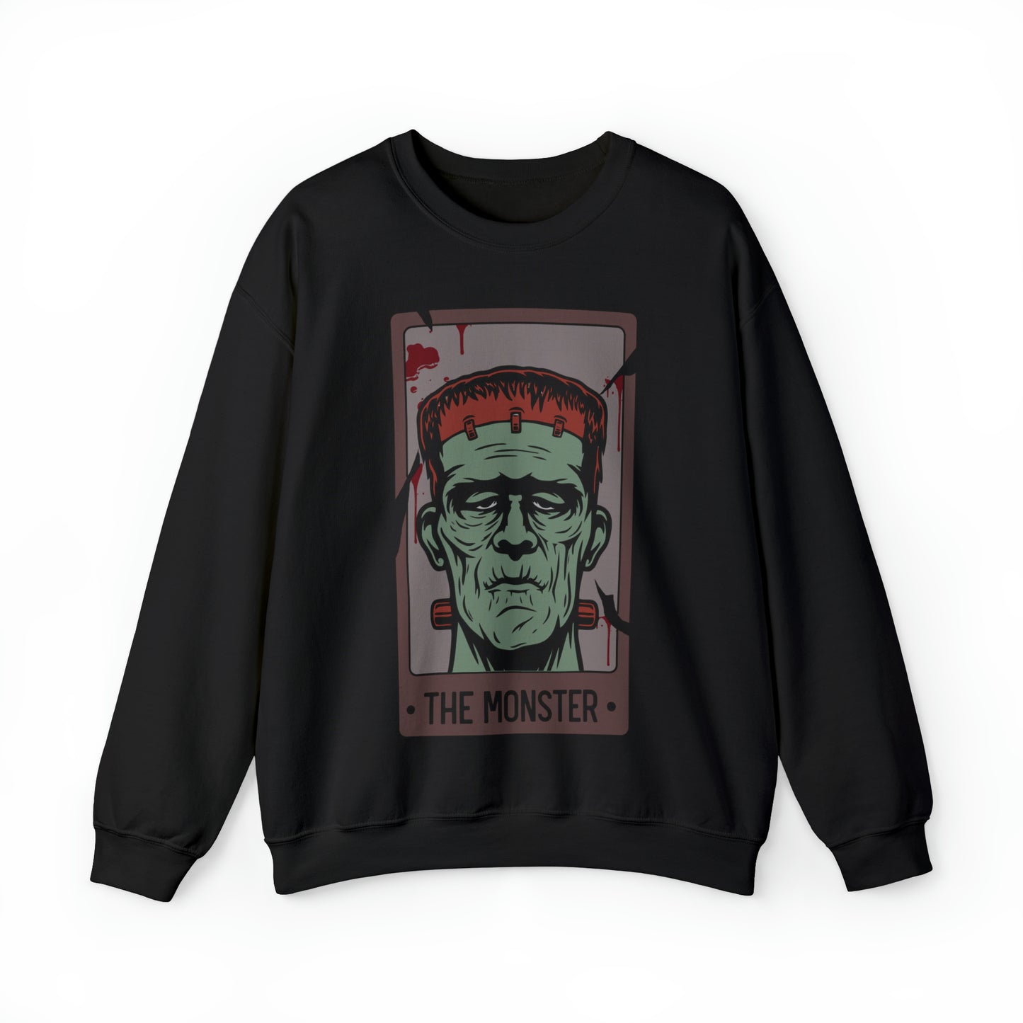 The Monster Tarot Card Unisex Heavy Blend™ Crewneck Sweatshirt