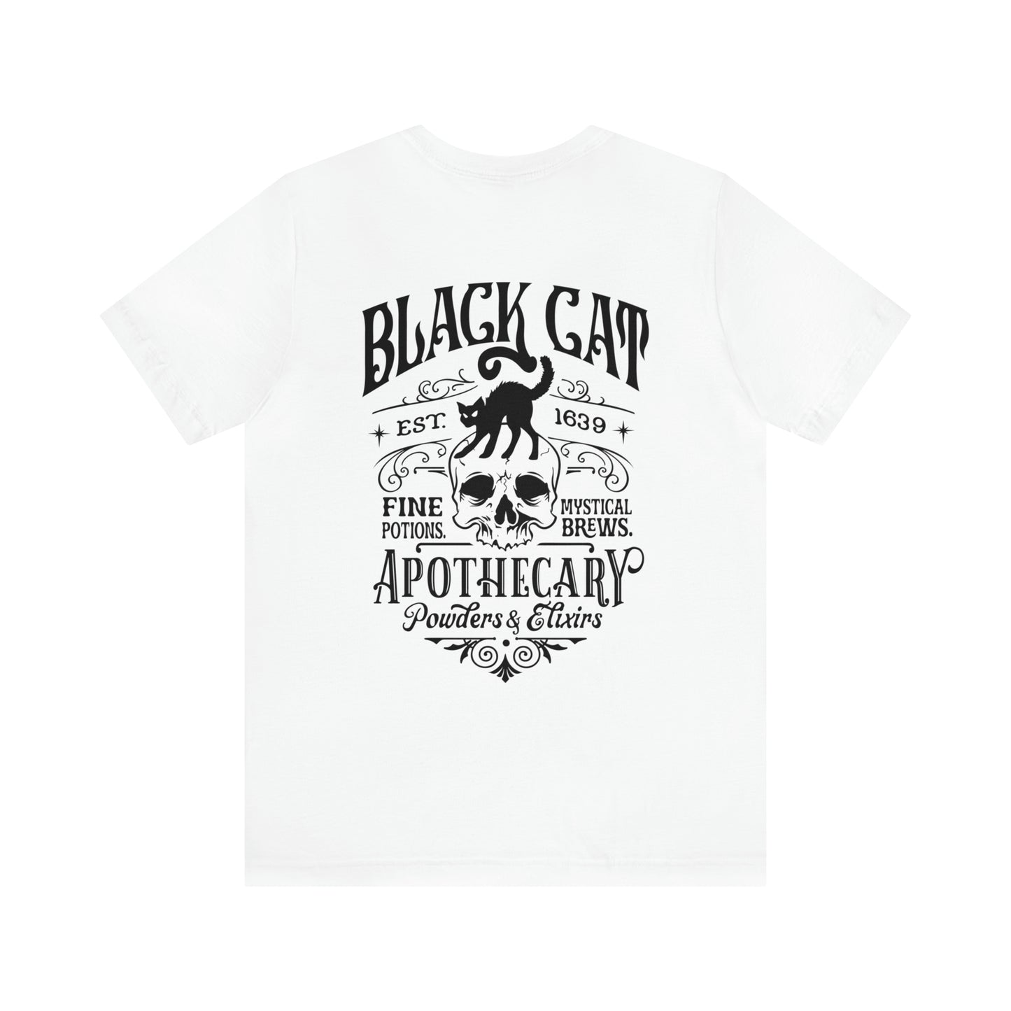 Black Cat Apothecary w/ Skull